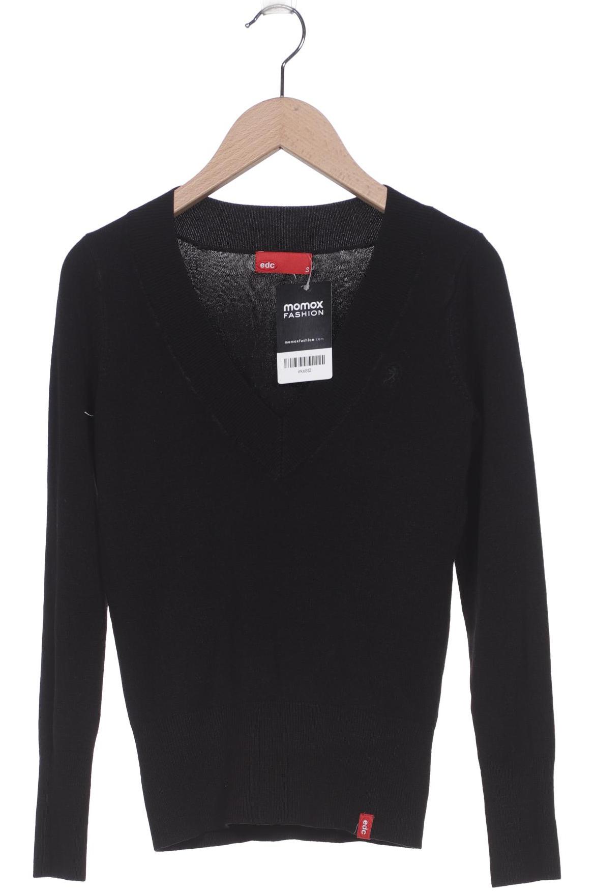 

edc by Esprit Damen Pullover, schwarz, Gr. 36