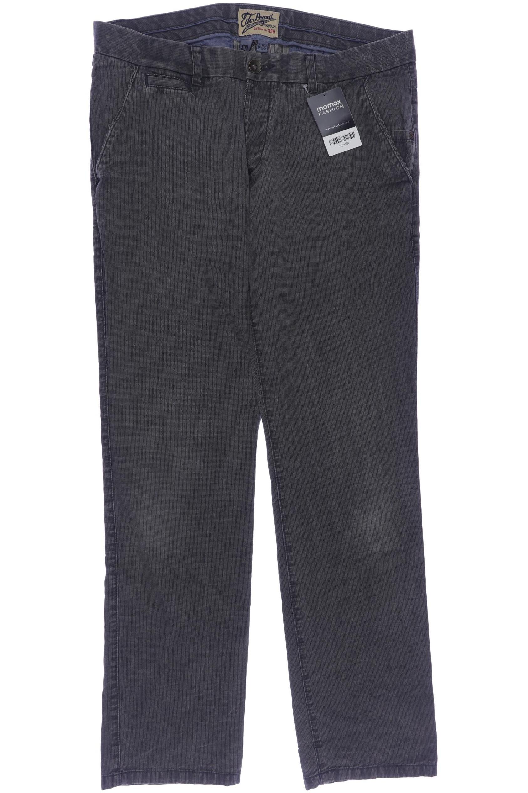 

edc by Esprit Herren Stoffhose, grau, Gr. 33