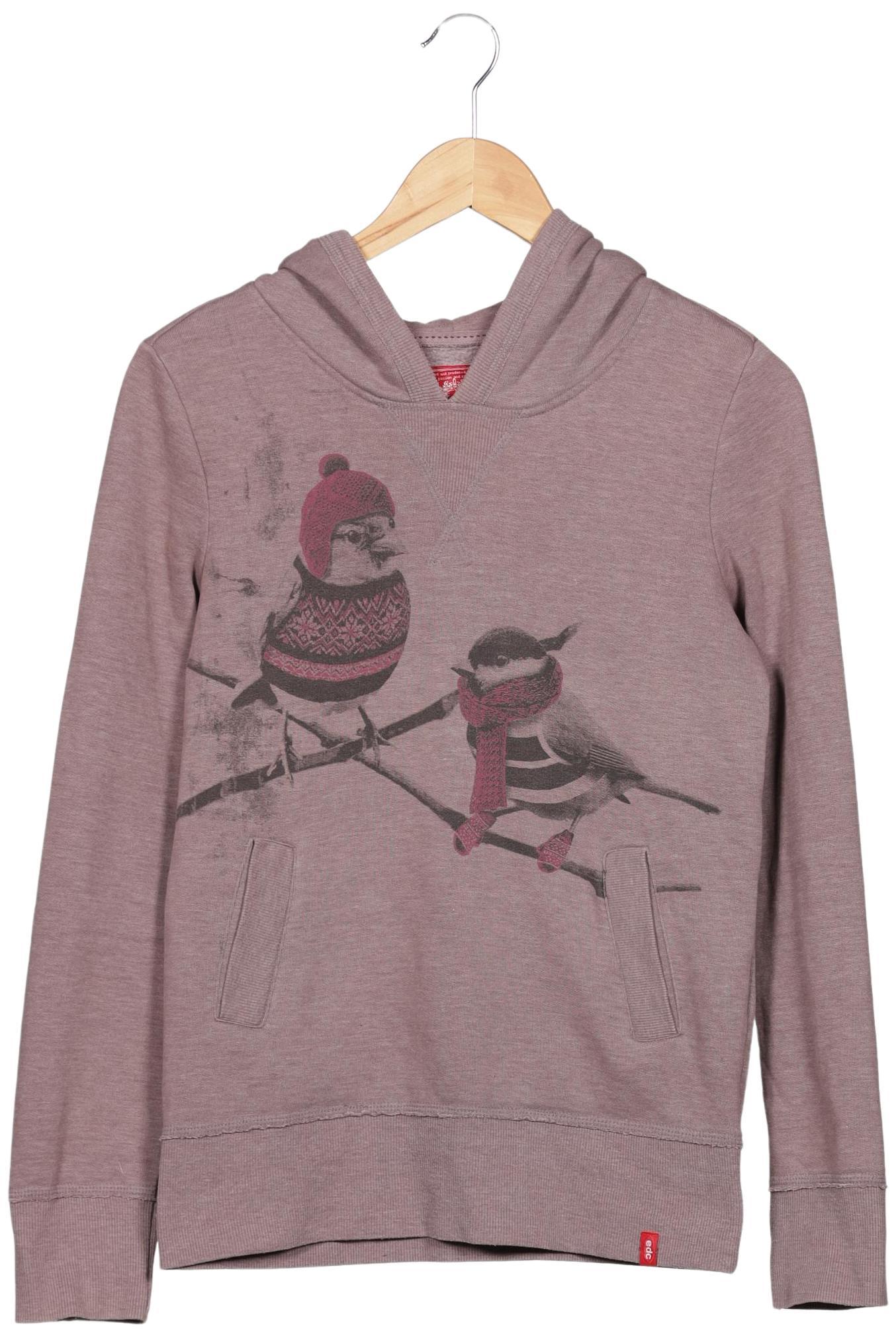 

edc by Esprit Damen Kapuzenpullover, flieder, Gr. 34