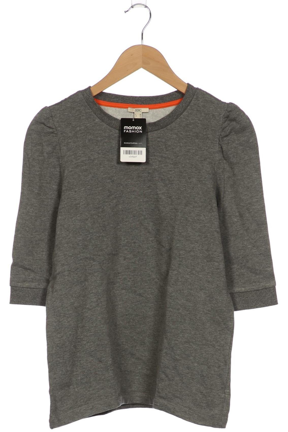 

edc by Esprit Damen Sweatshirt, grau, Gr. 38