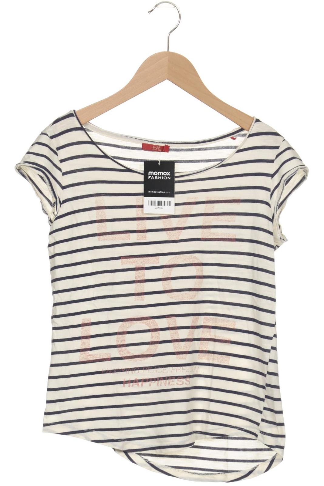

edc by Esprit Damen T-Shirt, cremeweiß, Gr. 34