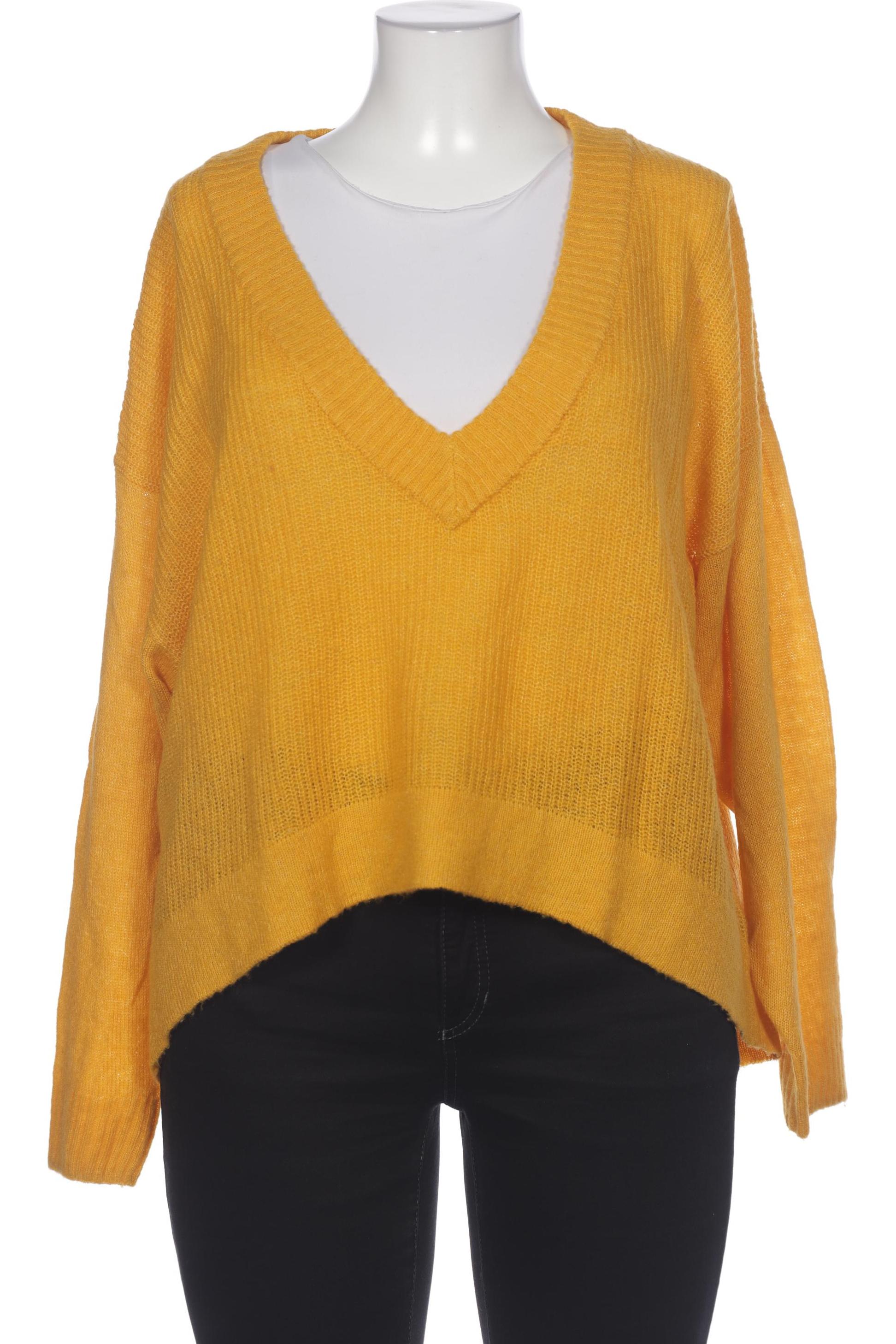 

edc by Esprit Damen Pullover, gelb, Gr. 42