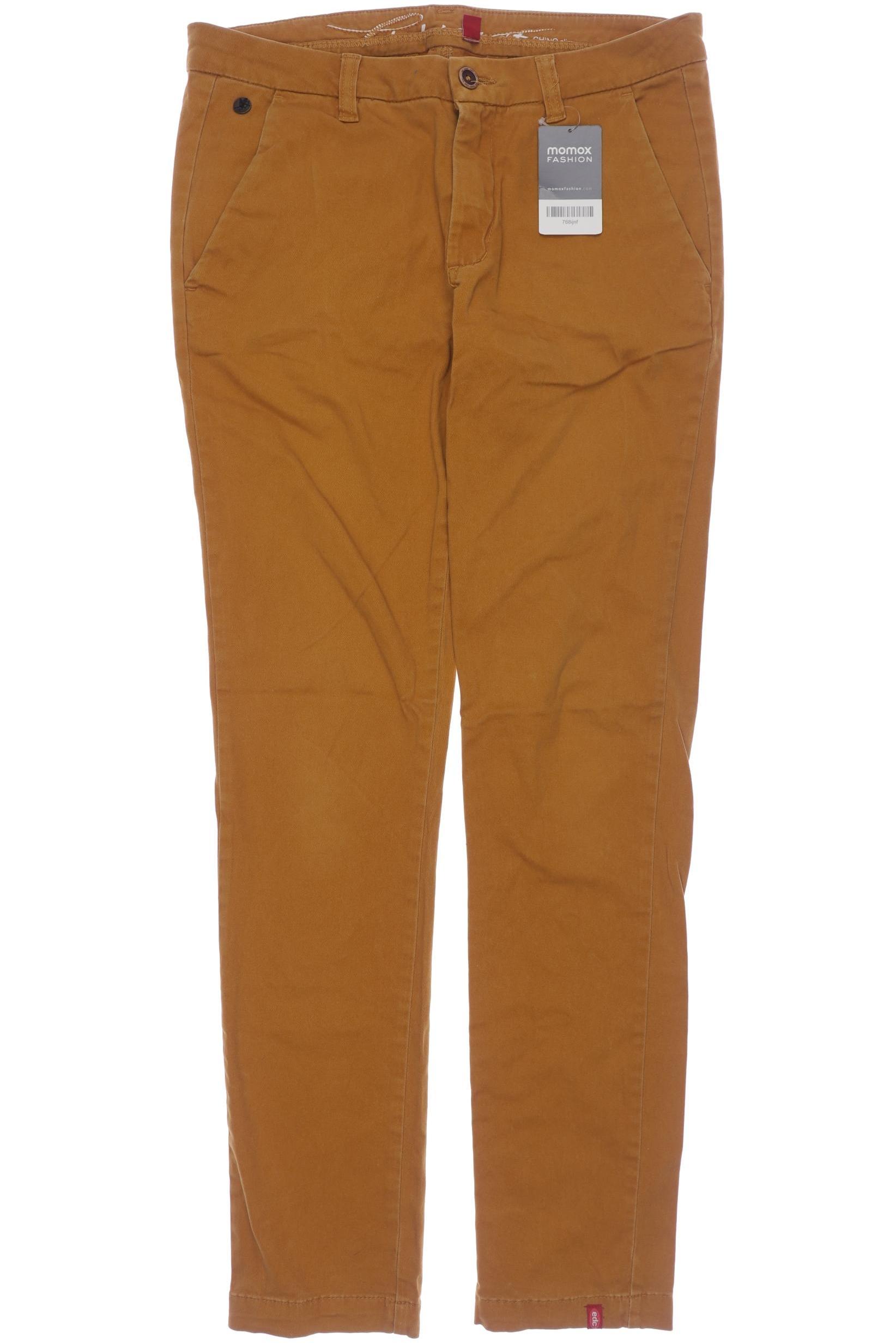 

edc by Esprit Damen Stoffhose, orange, Gr. 36