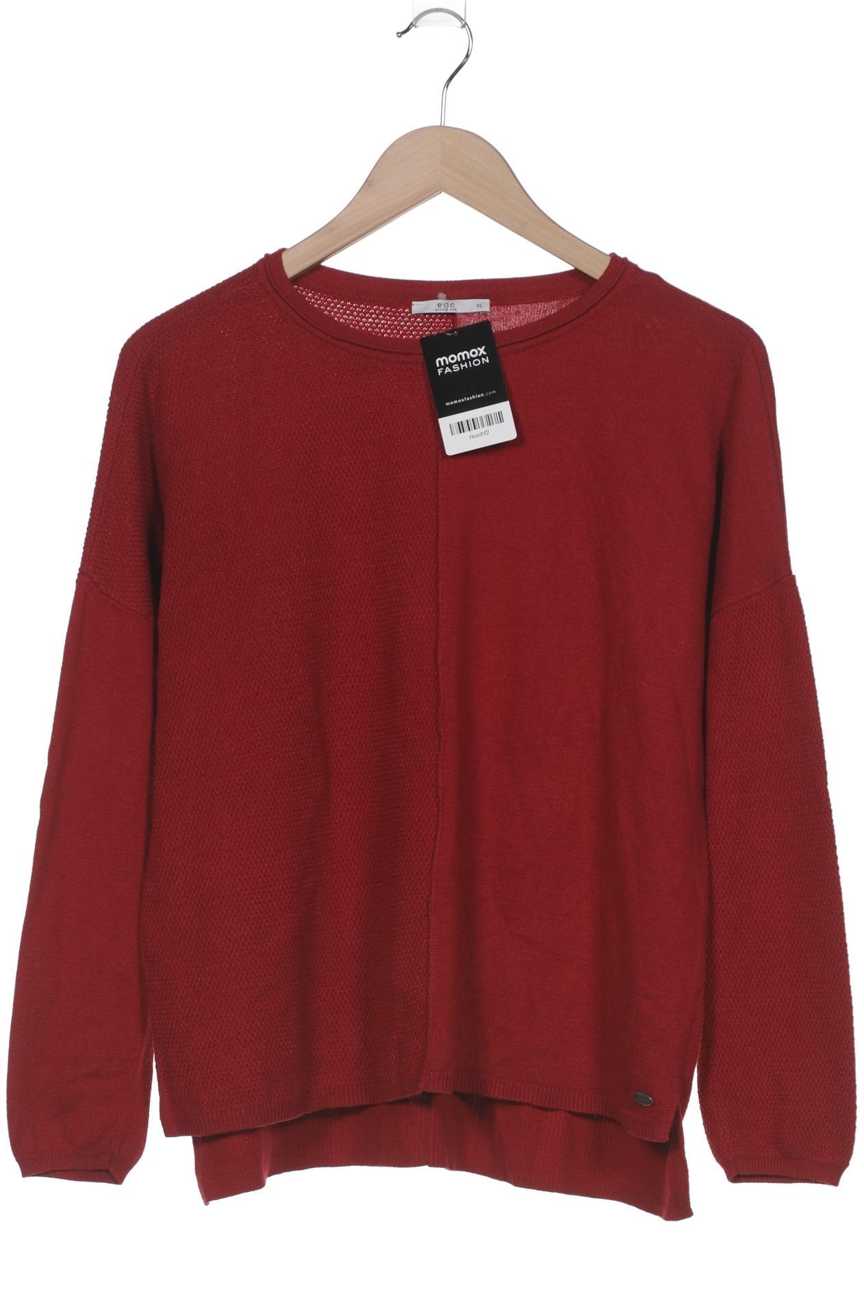 

edc by Esprit Damen Pullover, rot, Gr. 44