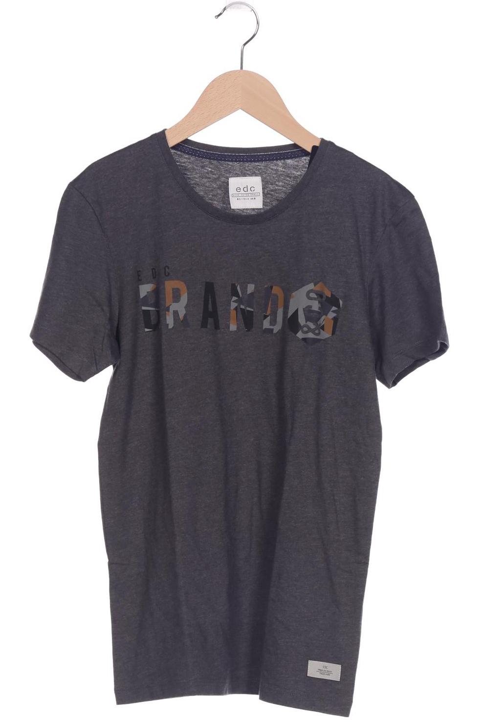 

edc by Esprit Herren T-Shirt, grau, Gr. 44