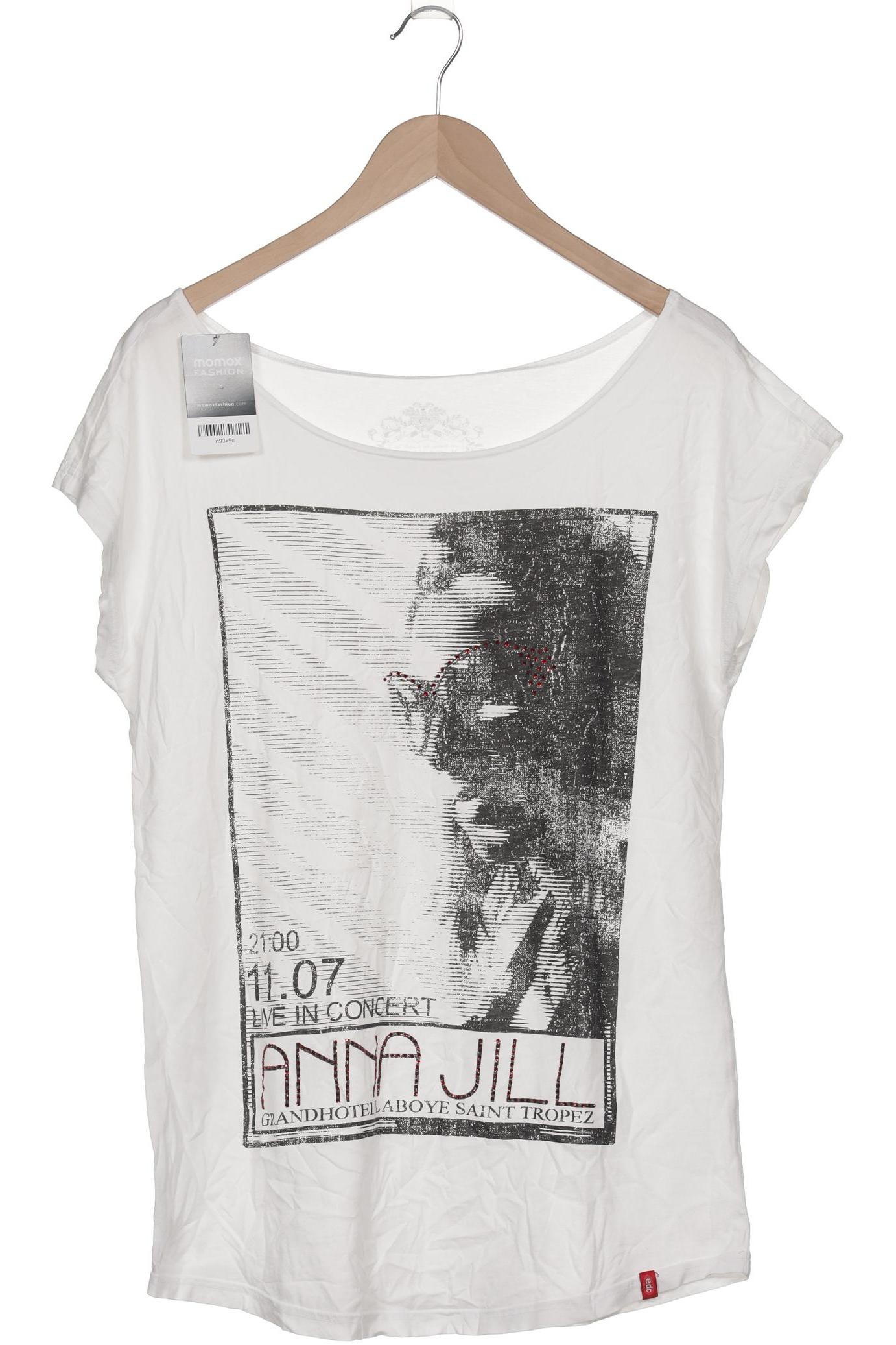 

edc by Esprit Damen T-Shirt, weiß, Gr. 38