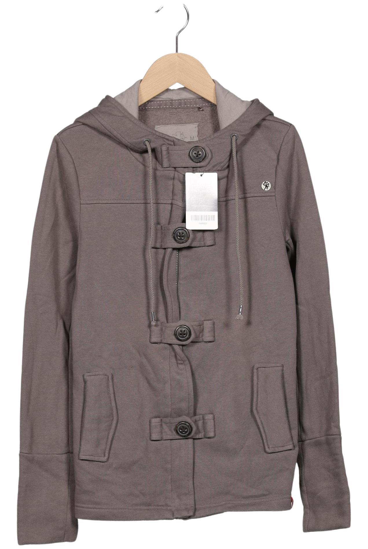 

edc by Esprit Damen Kapuzenpullover, grau, Gr. 38