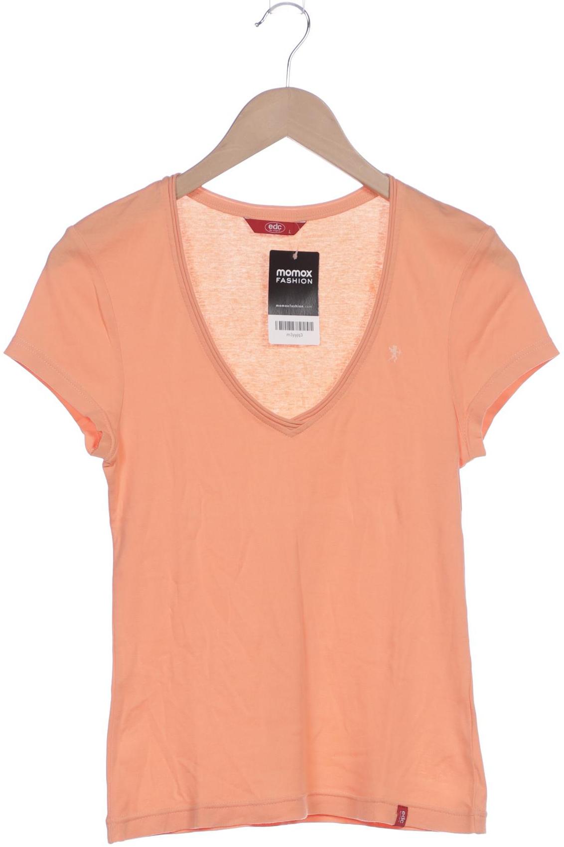 

edc by Esprit Damen T-Shirt, orange, Gr. 42