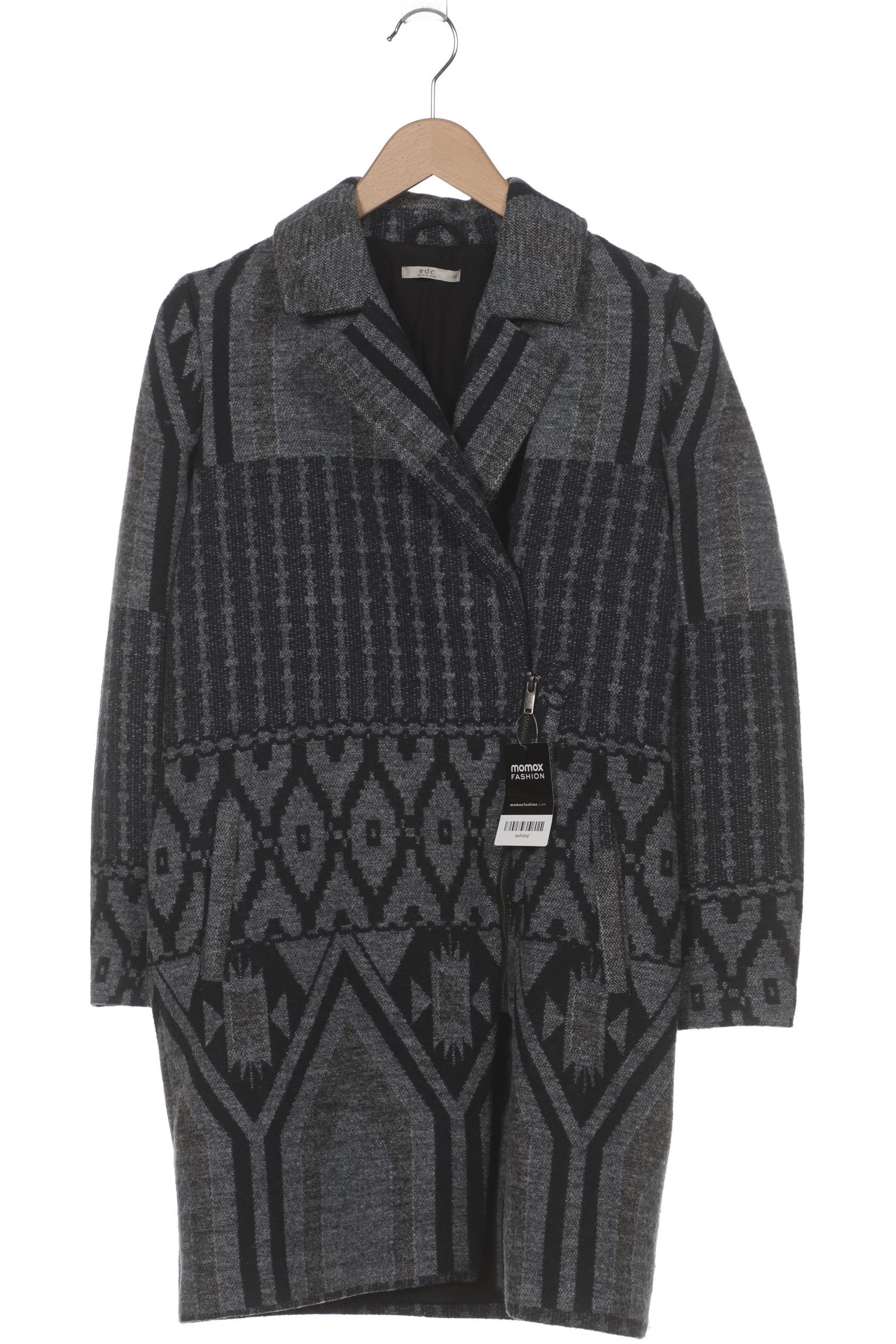 

edc by Esprit Damen Mantel, blau, Gr. 34