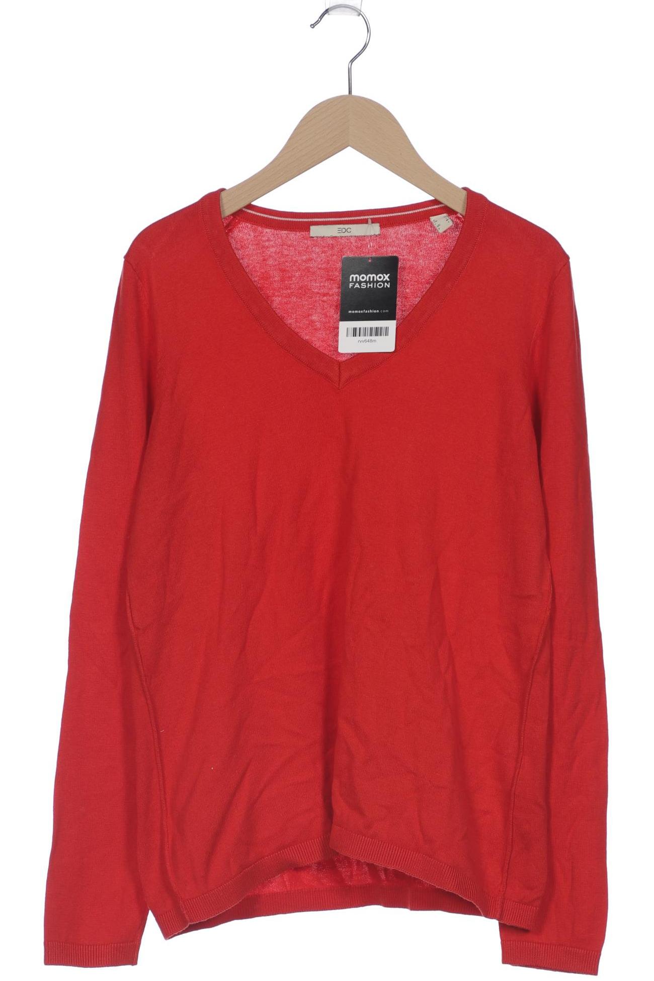 

edc by Esprit Damen Pullover, rot, Gr. 38