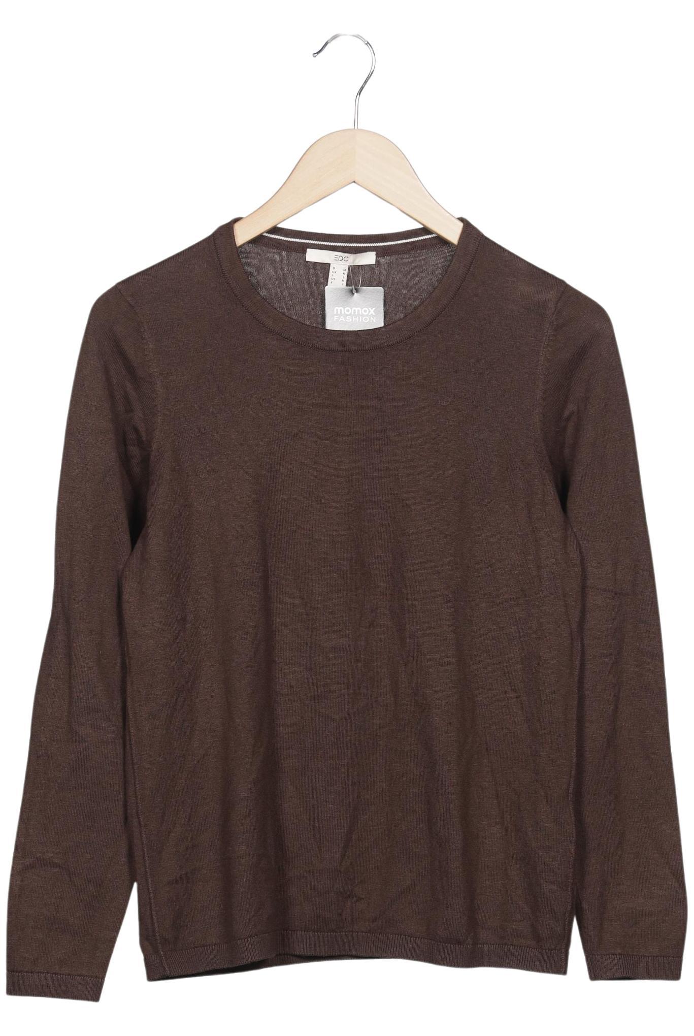 

edc by Esprit Damen Pullover, braun, Gr. 38