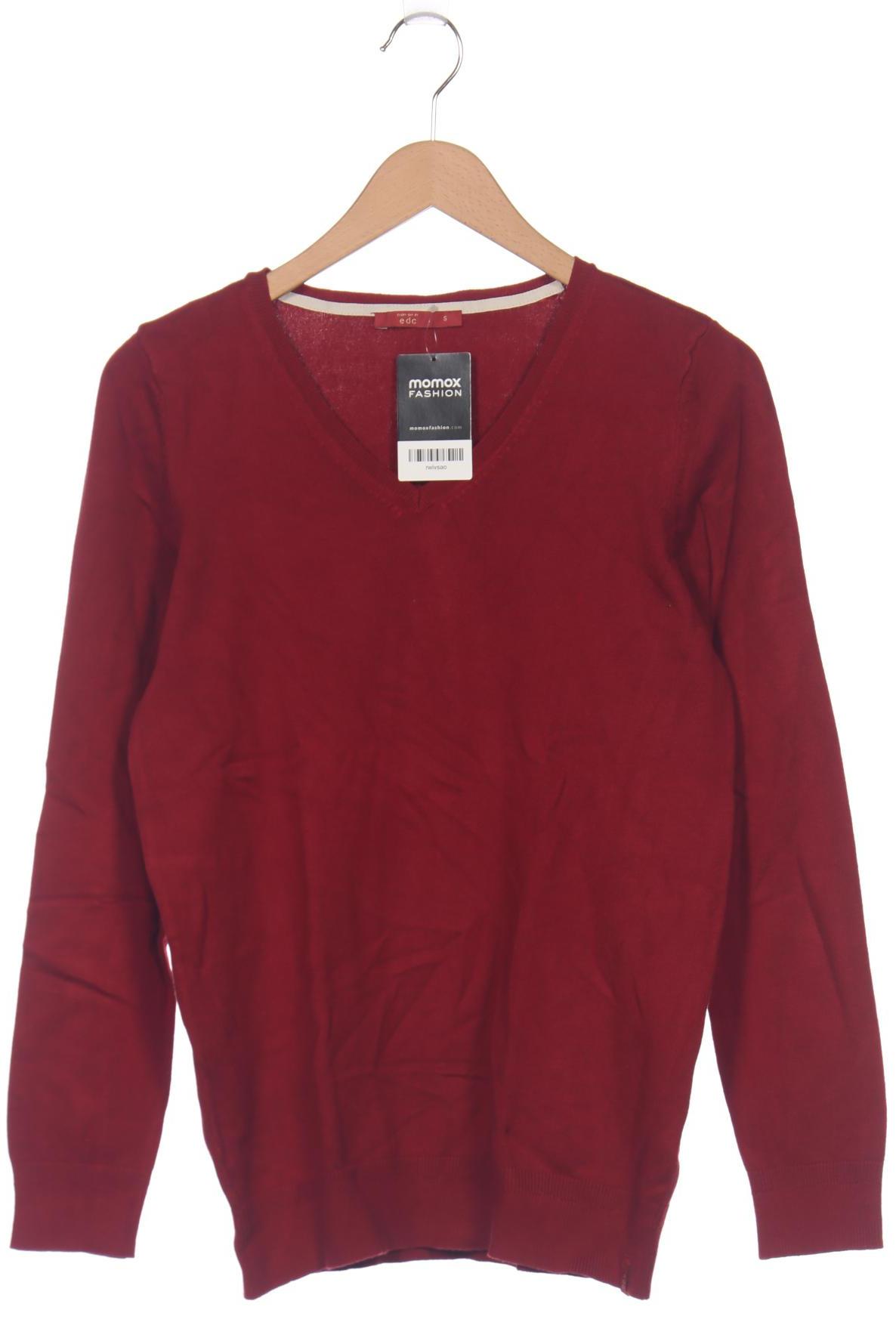 

edc by Esprit Damen Pullover, rot, Gr. 36