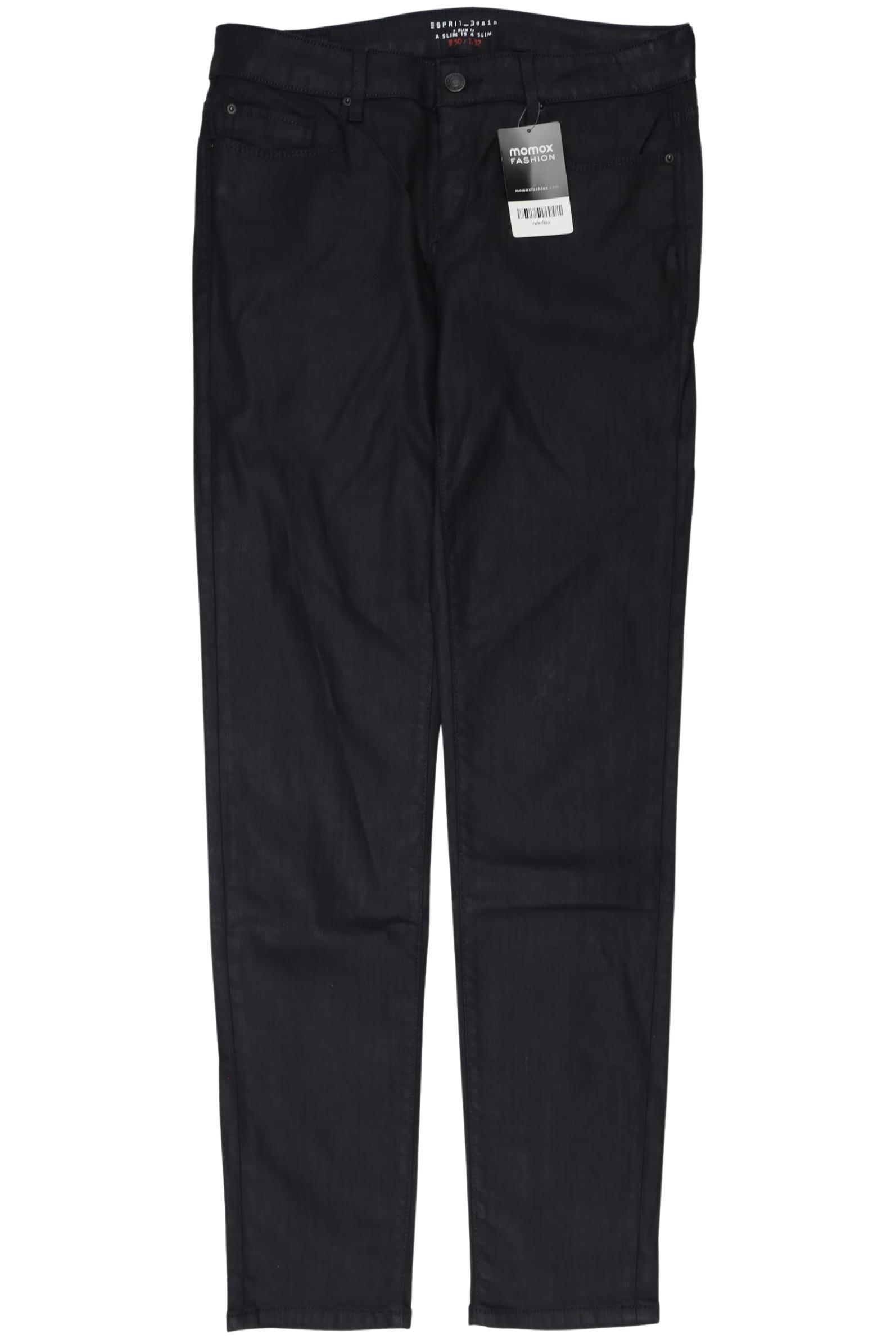 

edc by Esprit Damen Stoffhose, marineblau, Gr. 30