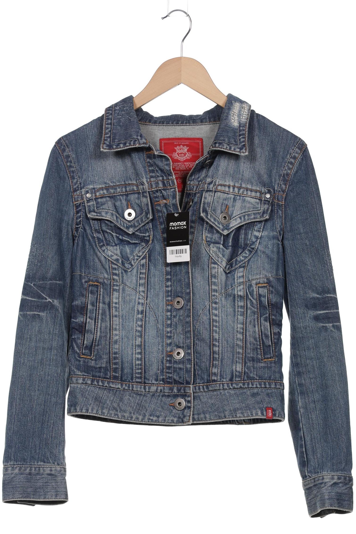 

edc by Esprit Damen Jacke, blau, Gr. 42