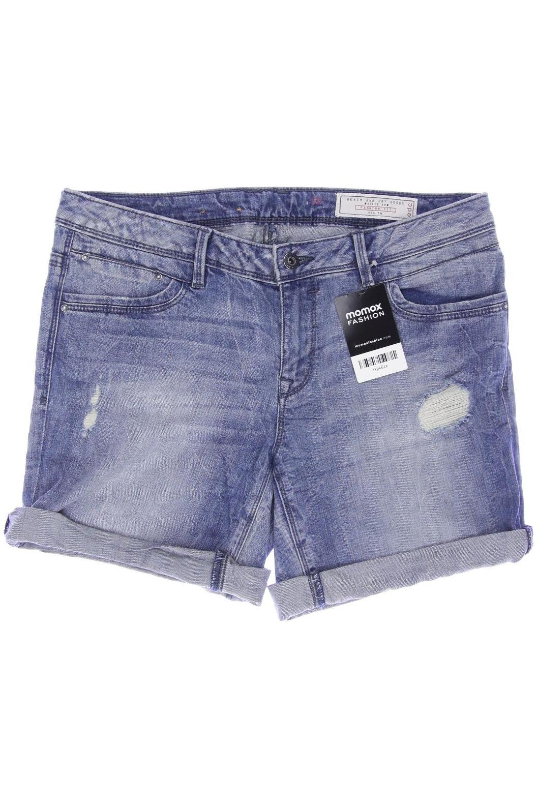 

edc by Esprit Damen Shorts, blau, Gr. 40