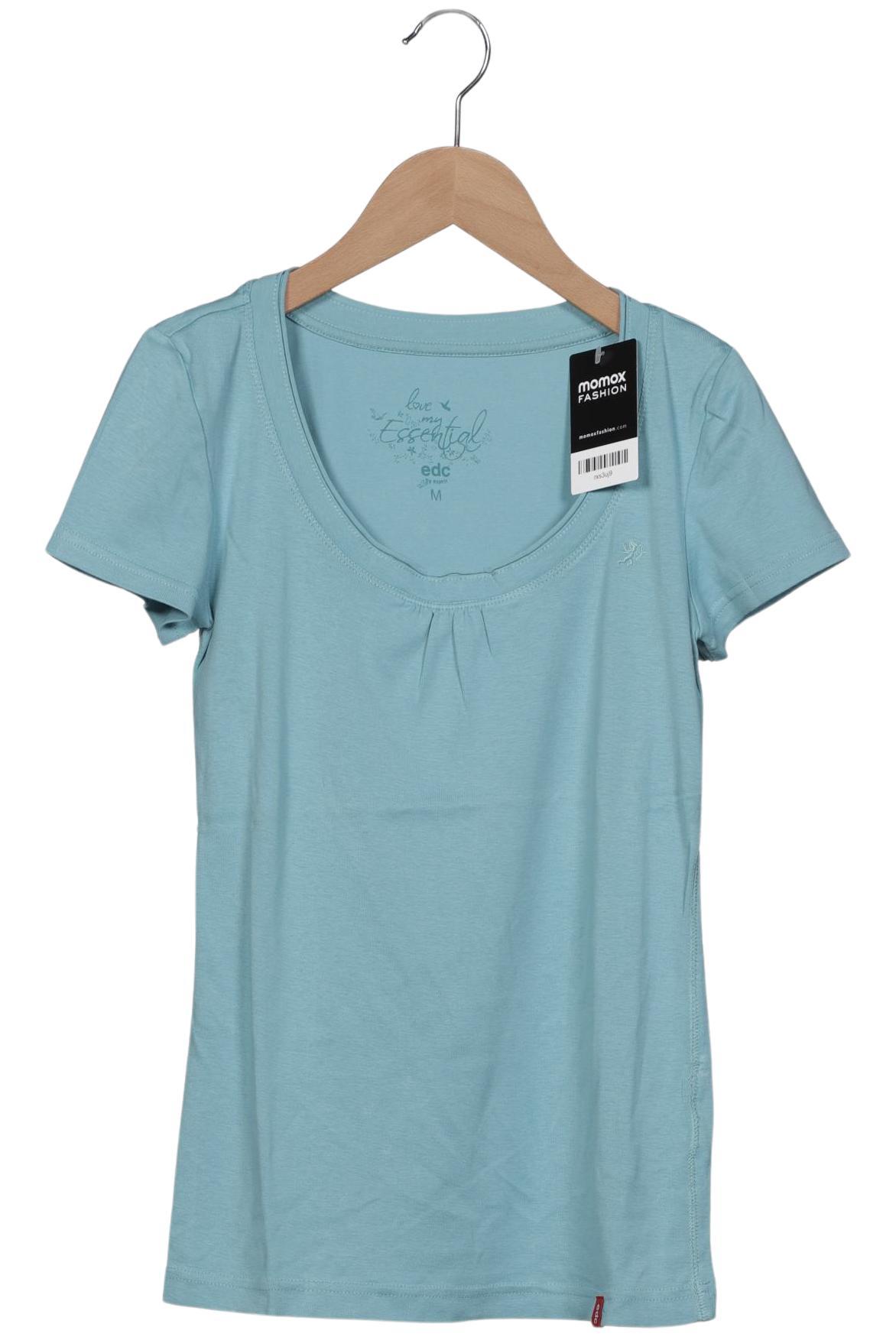 

edc by Esprit Damen T-Shirt, hellblau, Gr. 38