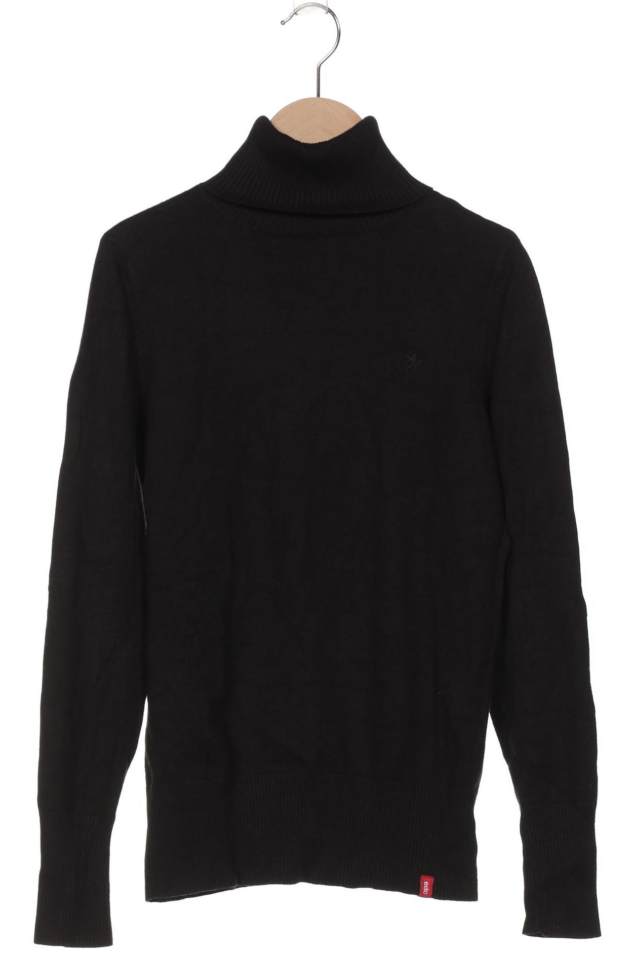 

edc by Esprit Damen Pullover, schwarz, Gr. 36