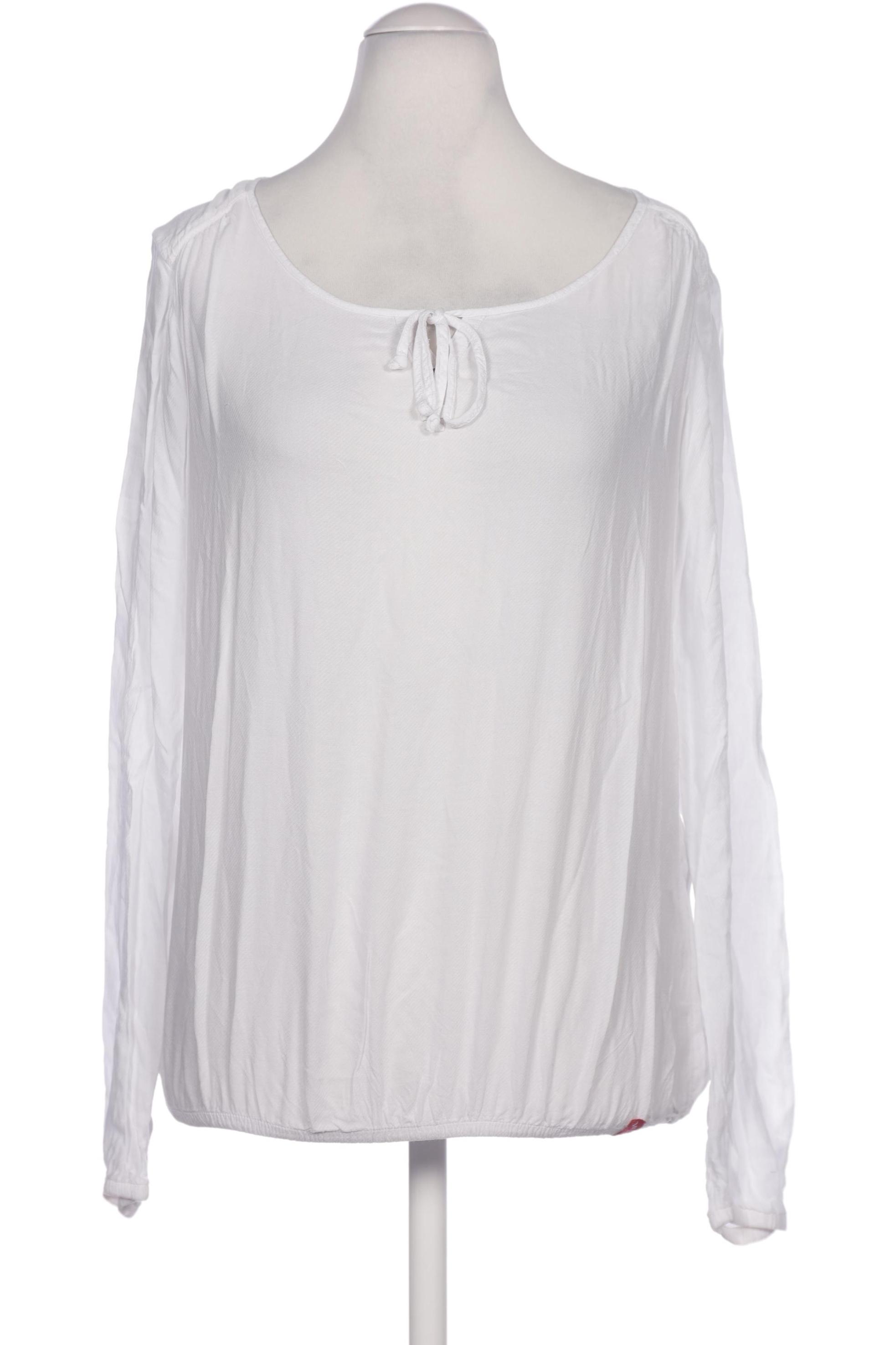 

edc by Esprit Damen Bluse, weiß, Gr. 38
