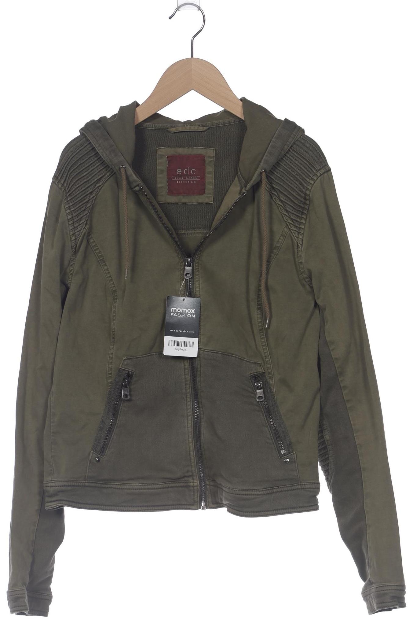 

edc by Esprit Damen Jacke, grün, Gr. 42