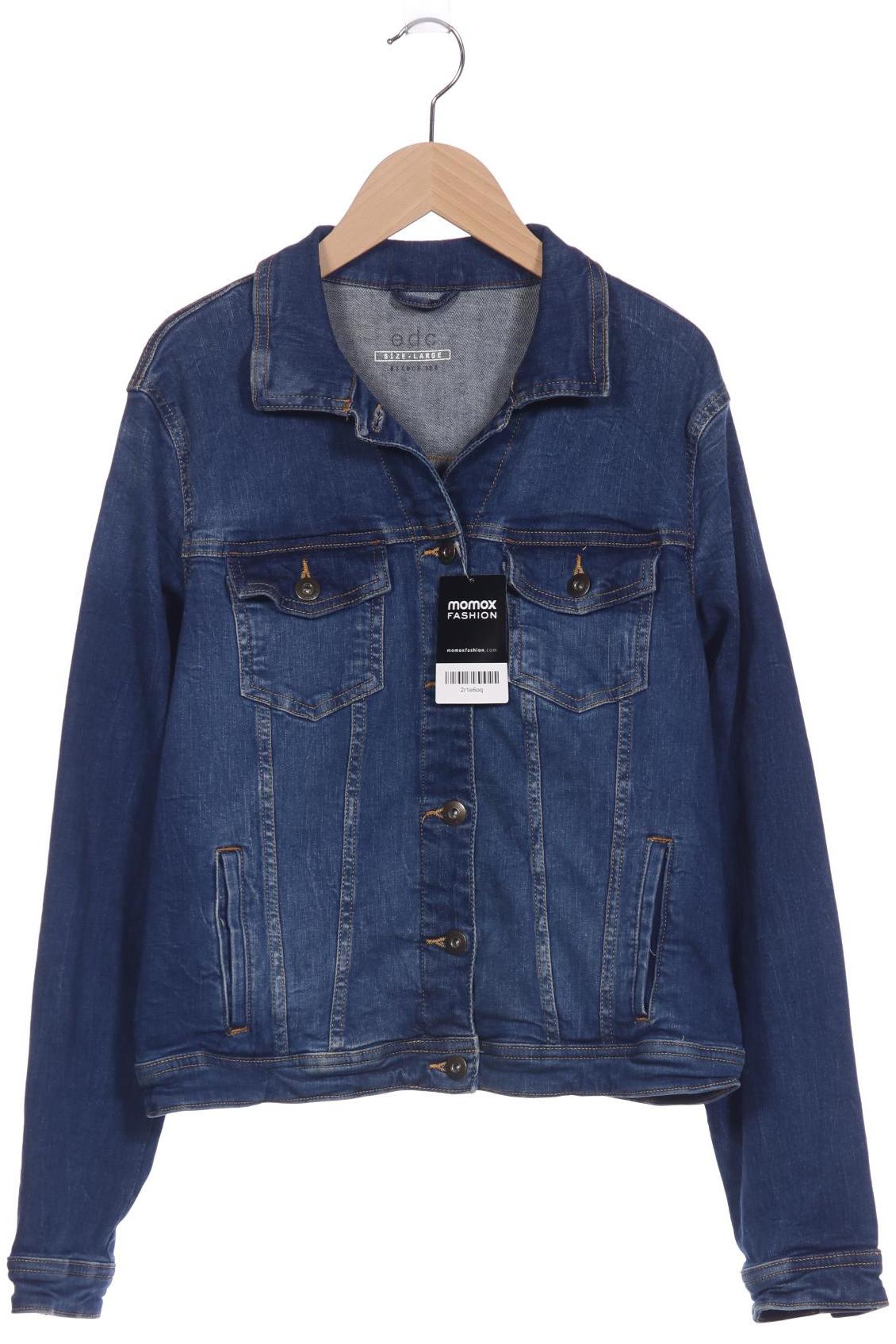 

edc by Esprit Damen Jacke, blau, Gr. 42