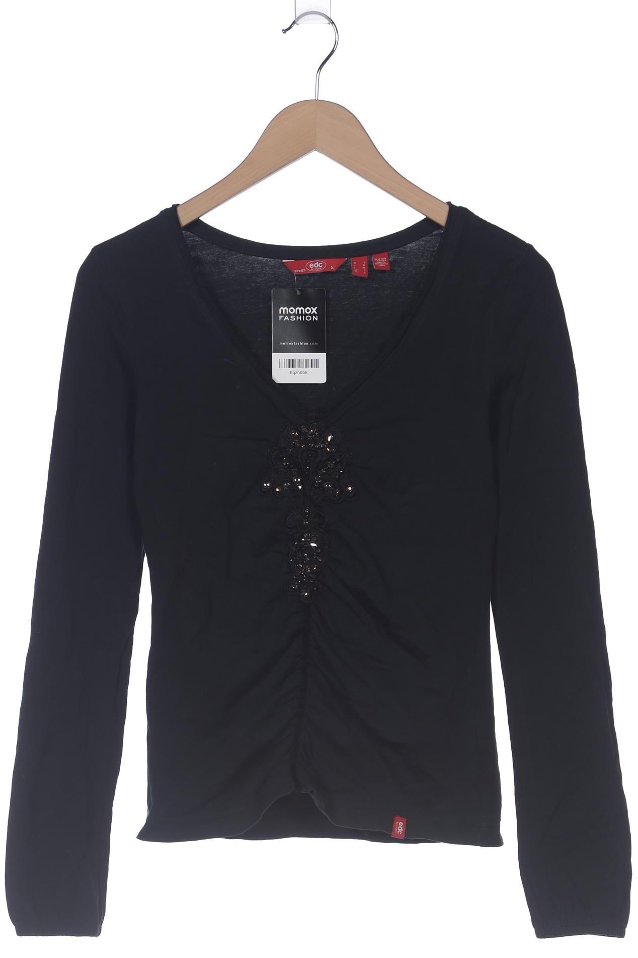 

edc by Esprit Damen Langarmshirt, türkis, Gr. 36