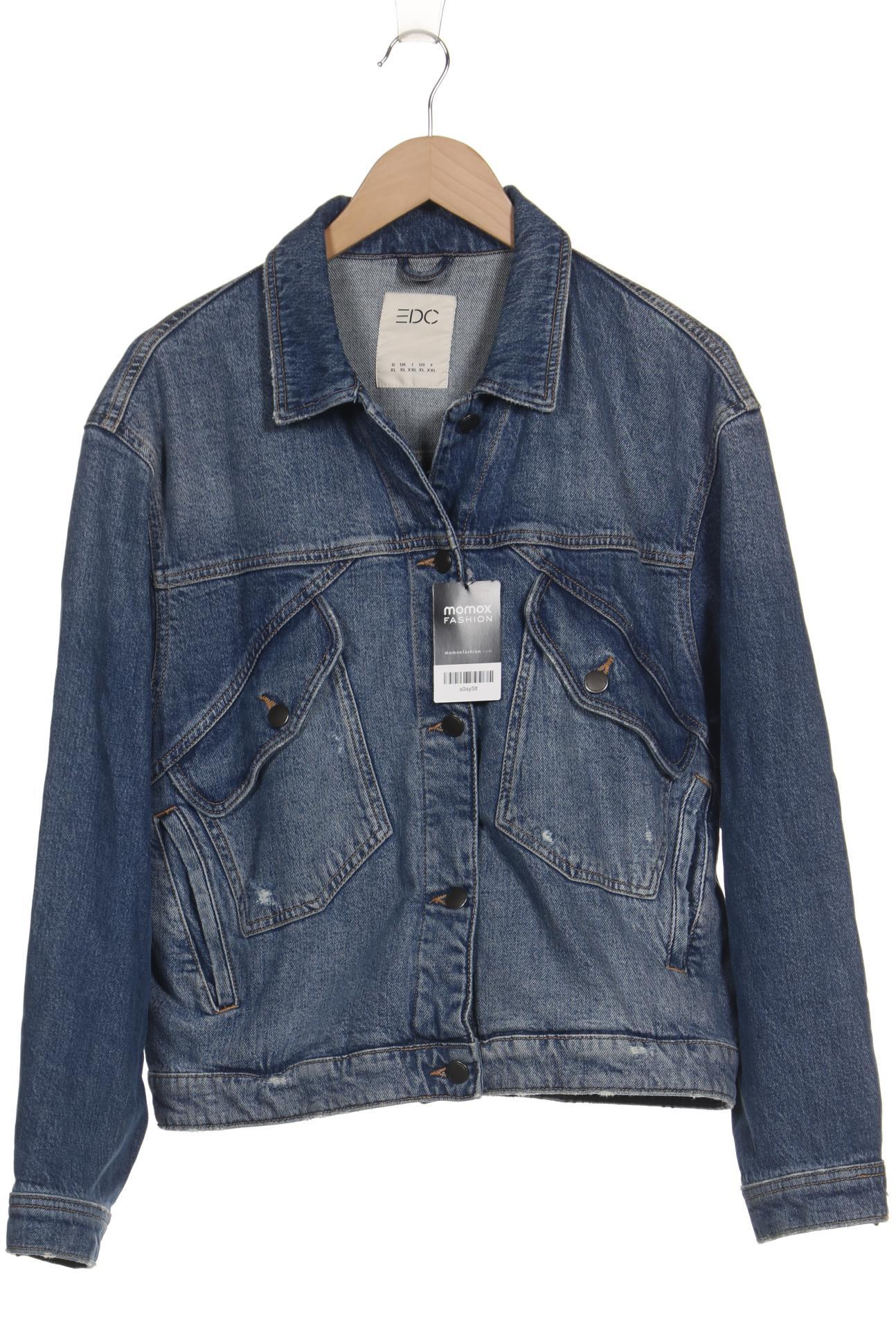 

edc by Esprit Damen Jacke, hellblau, Gr. 44