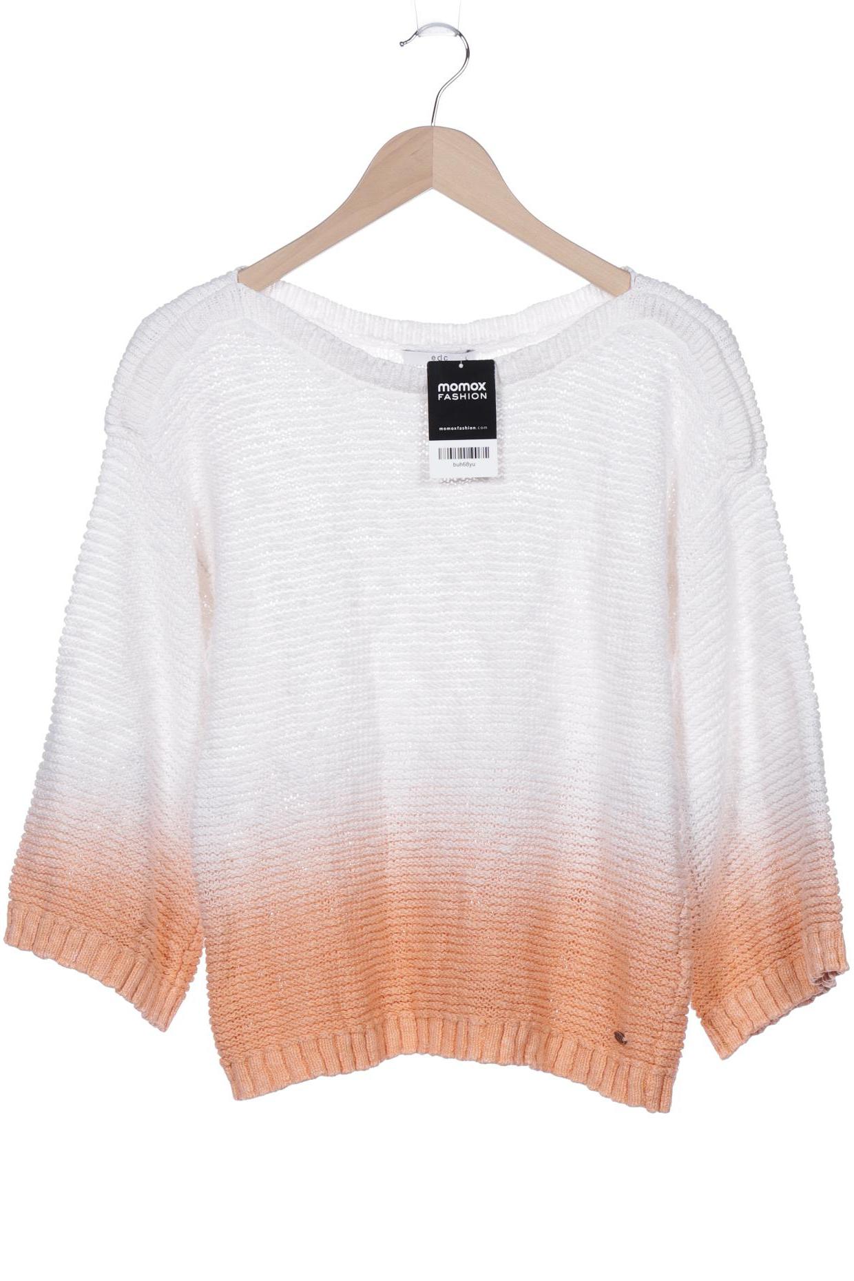 

edc by Esprit Damen Pullover, weiß, Gr. 42