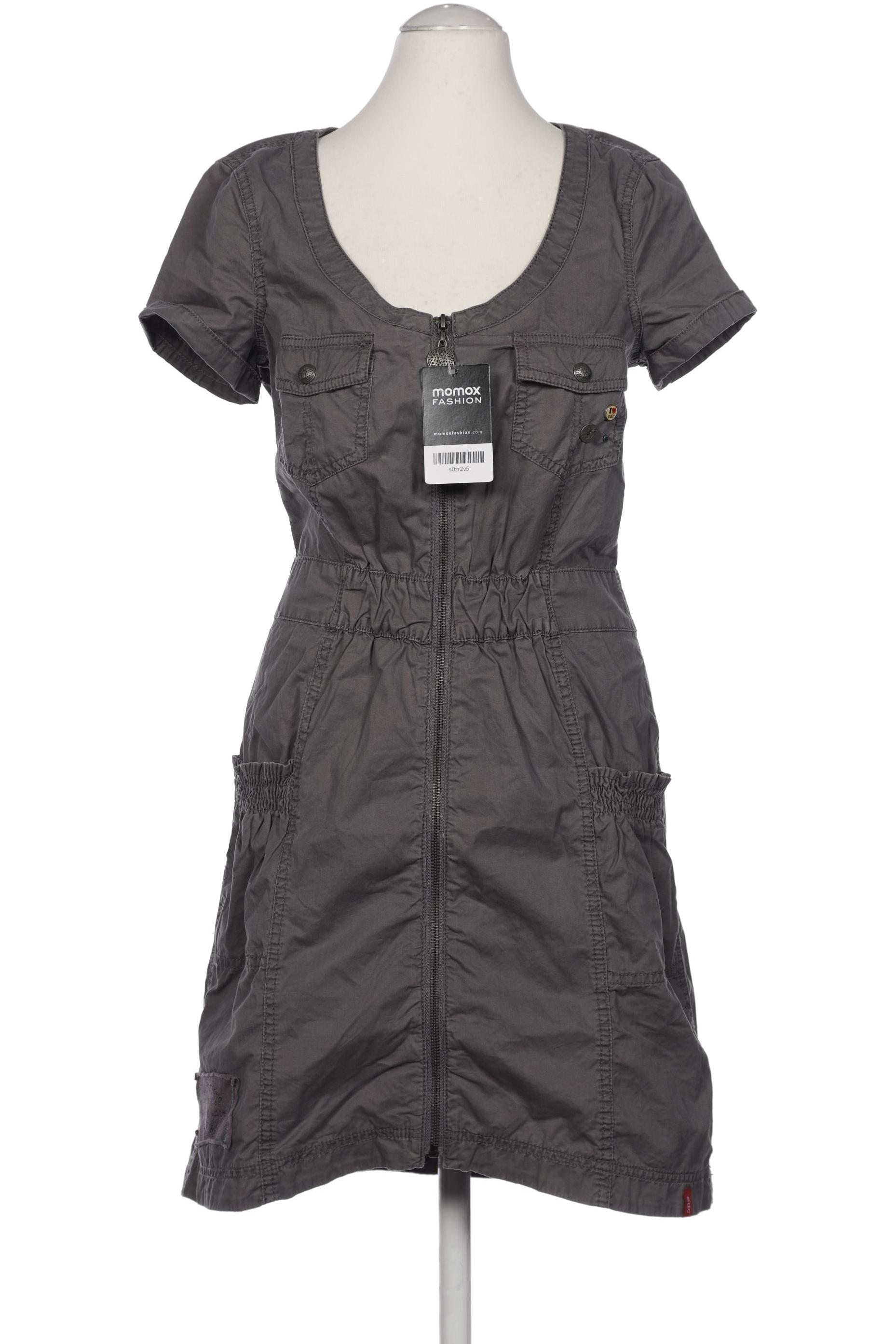 

edc by Esprit Damen Kleid, grau, Gr. 32