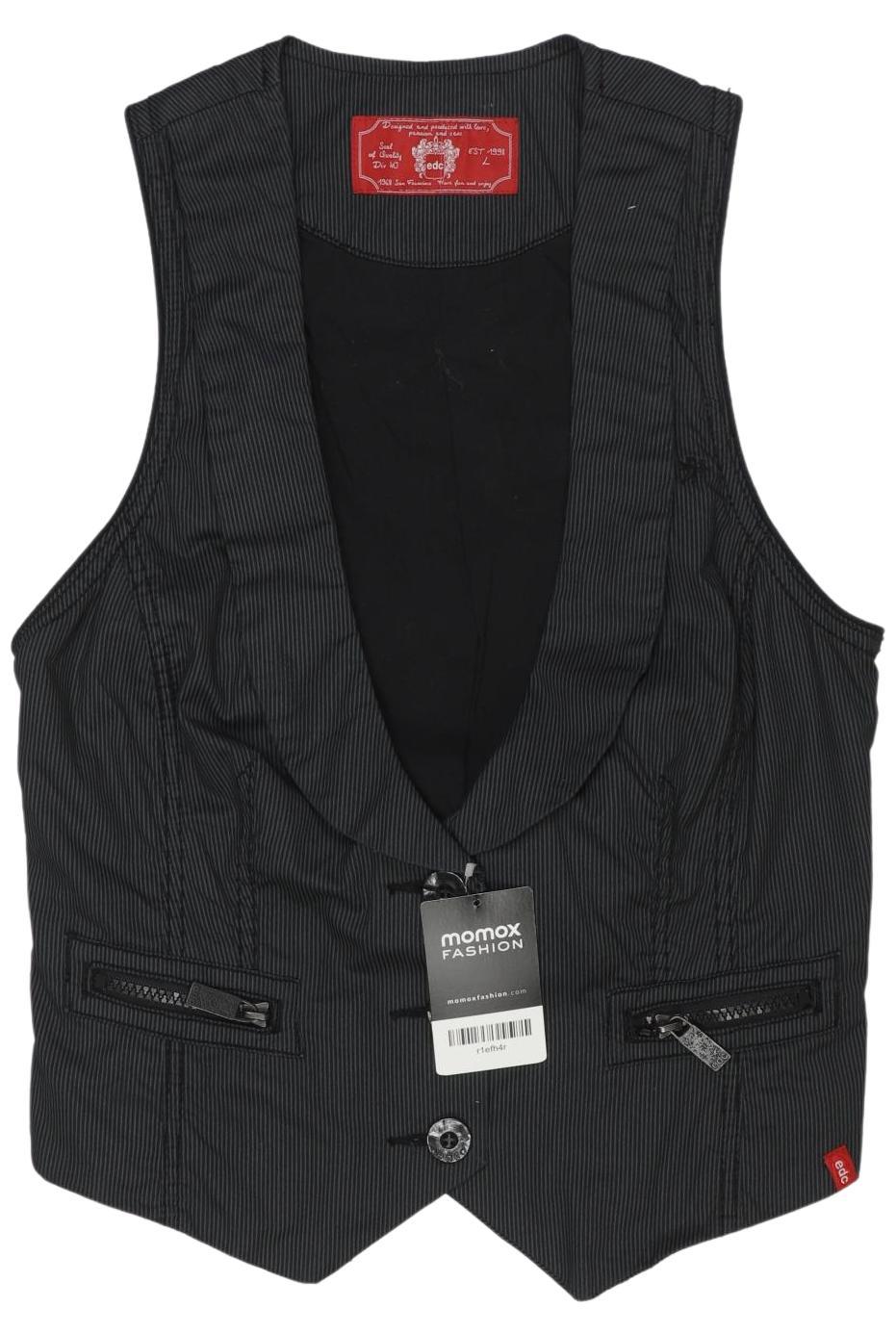 

edc by Esprit Damen Weste, grau, Gr. 36