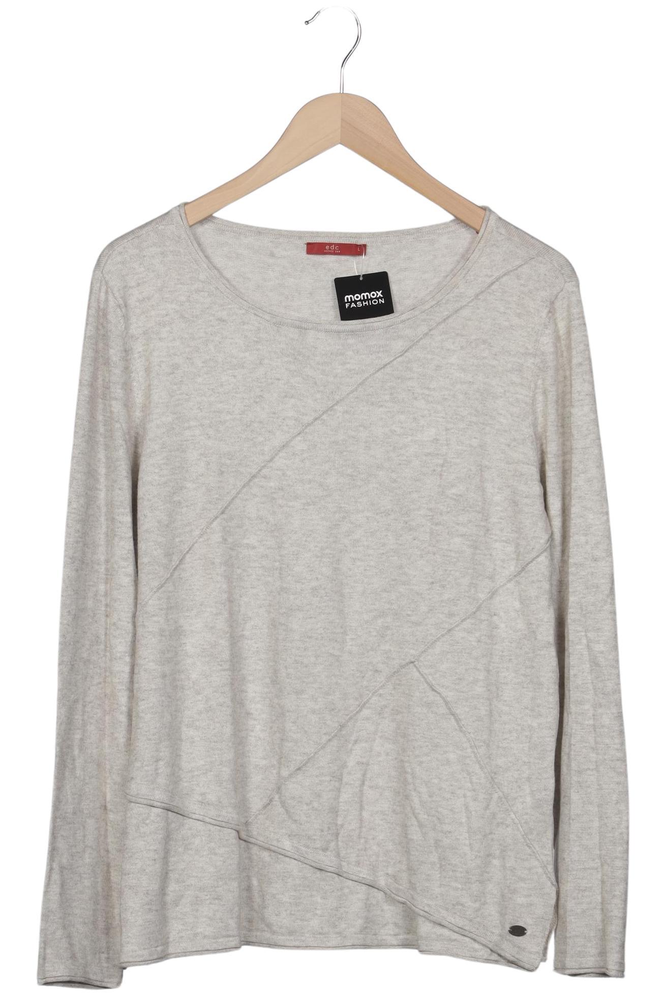 

edc by Esprit Damen Pullover, grau, Gr. 42