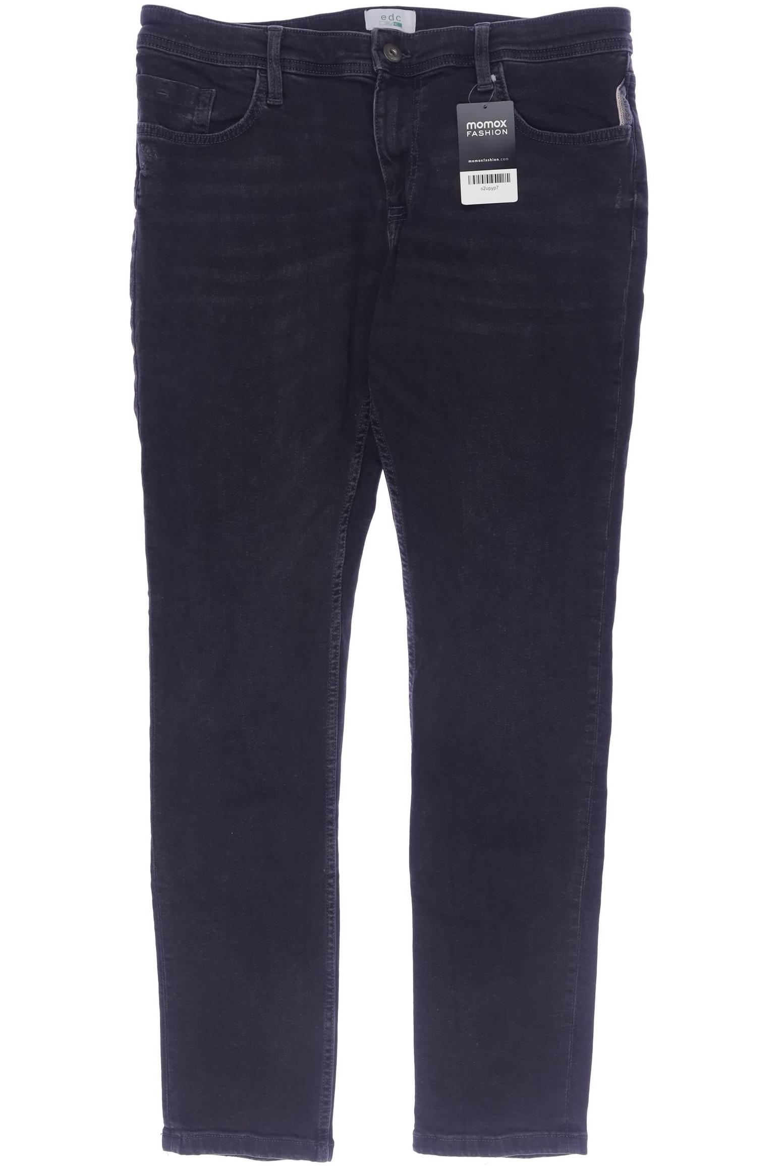 

edc by Esprit Herren Jeans, schwarz, Gr. 33