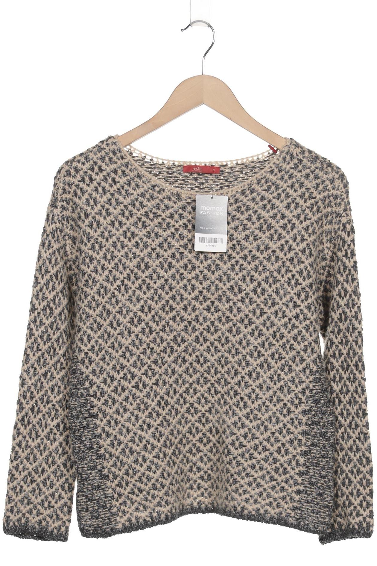 

edc by Esprit Damen Pullover, beige, Gr. 36