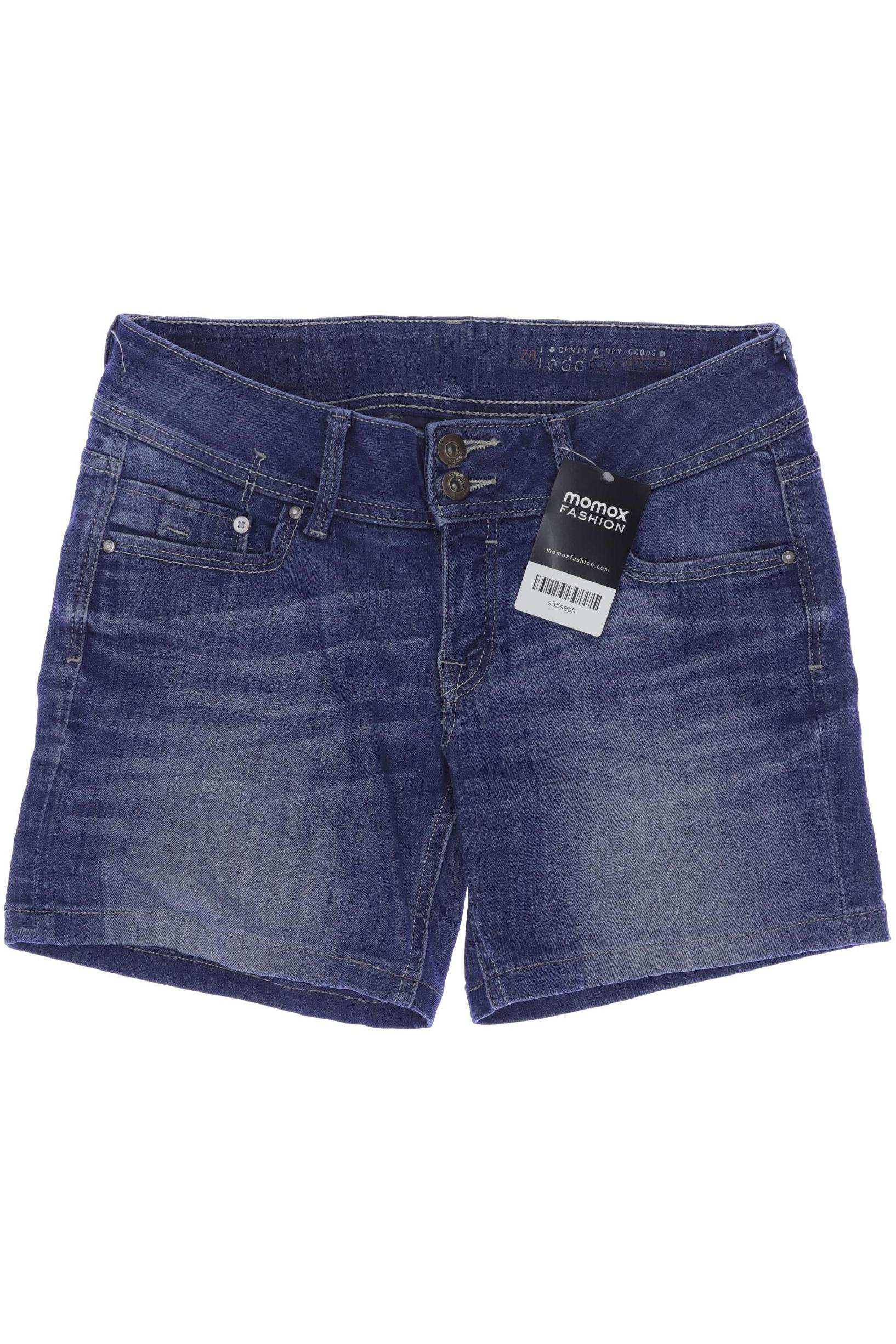 

edc by Esprit Damen Shorts, blau, Gr. 28