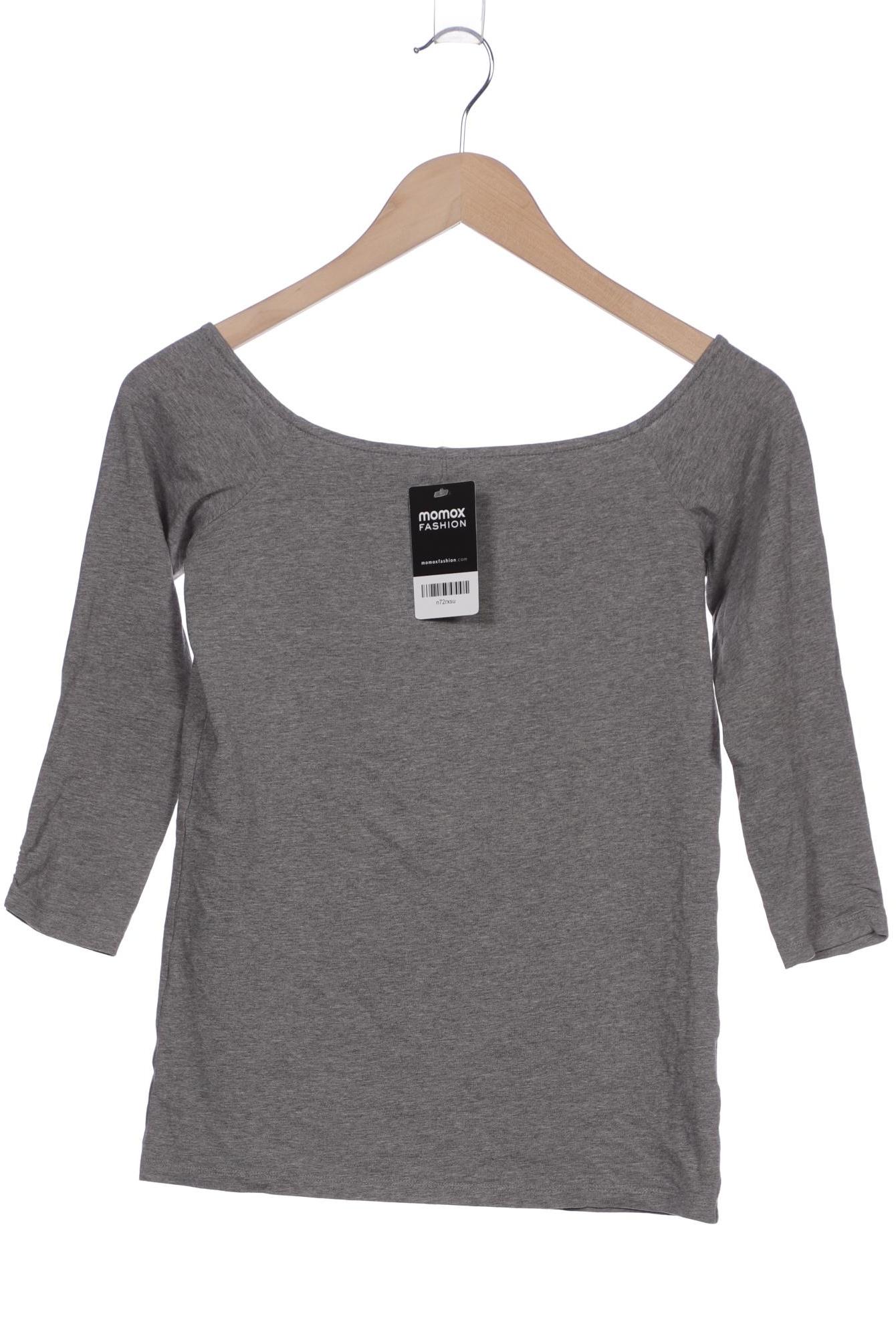 

edc by Esprit Damen Langarmshirt, grau, Gr. 34