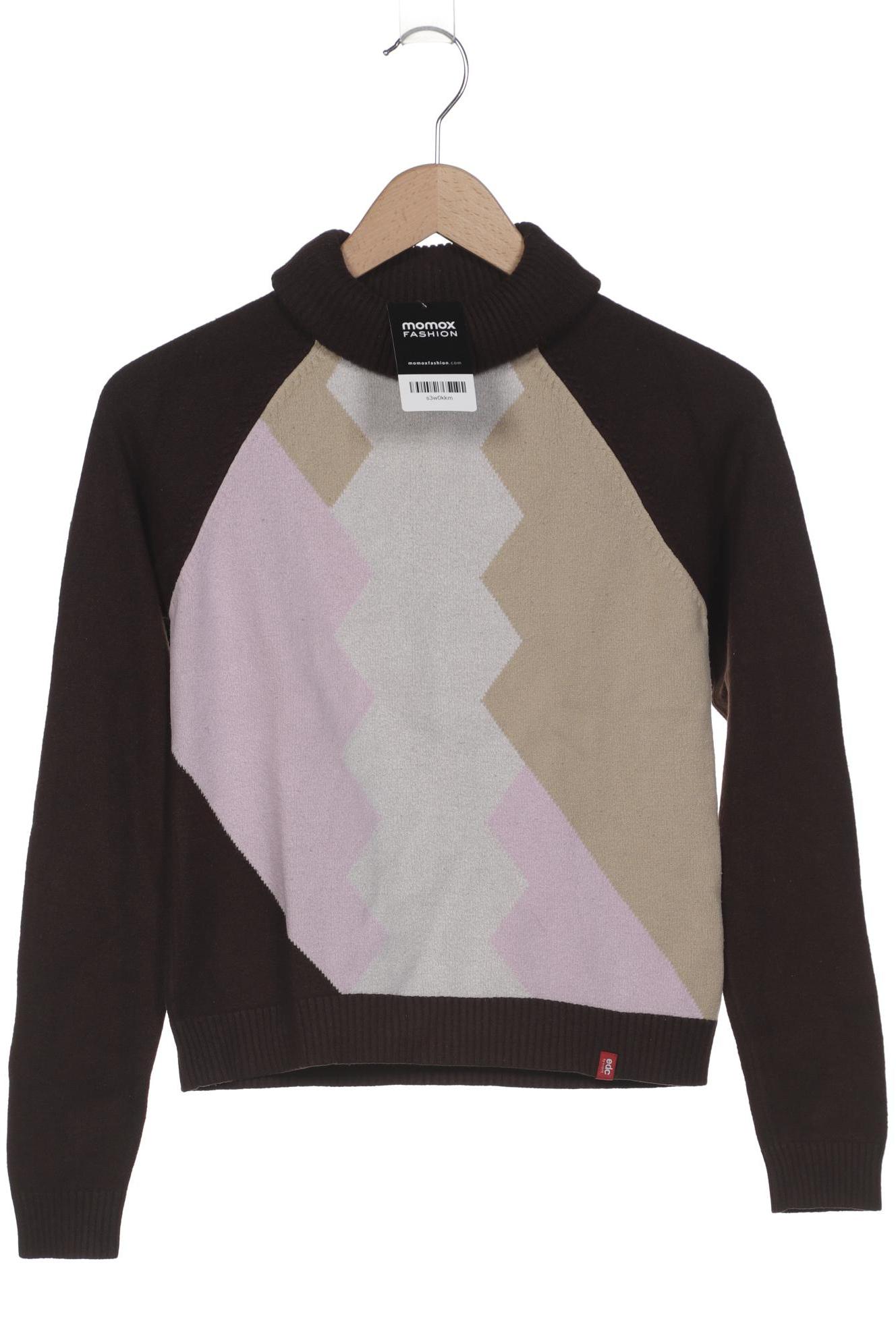 

edc by Esprit Damen Pullover, braun, Gr. 38