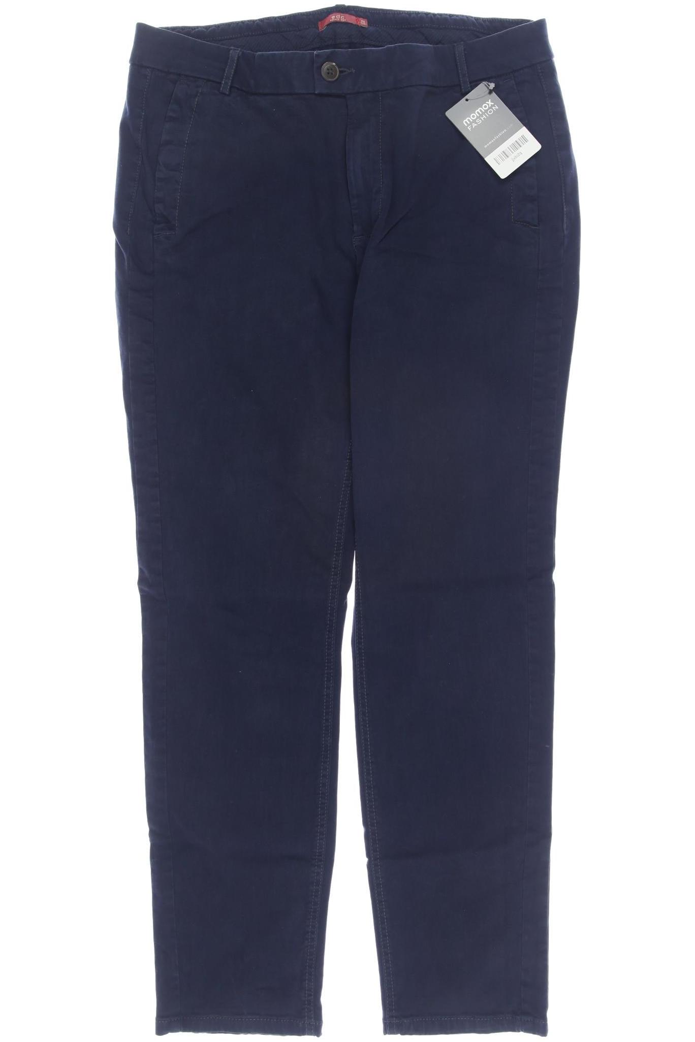 

edc by Esprit Damen Stoffhose, marineblau, Gr. 42