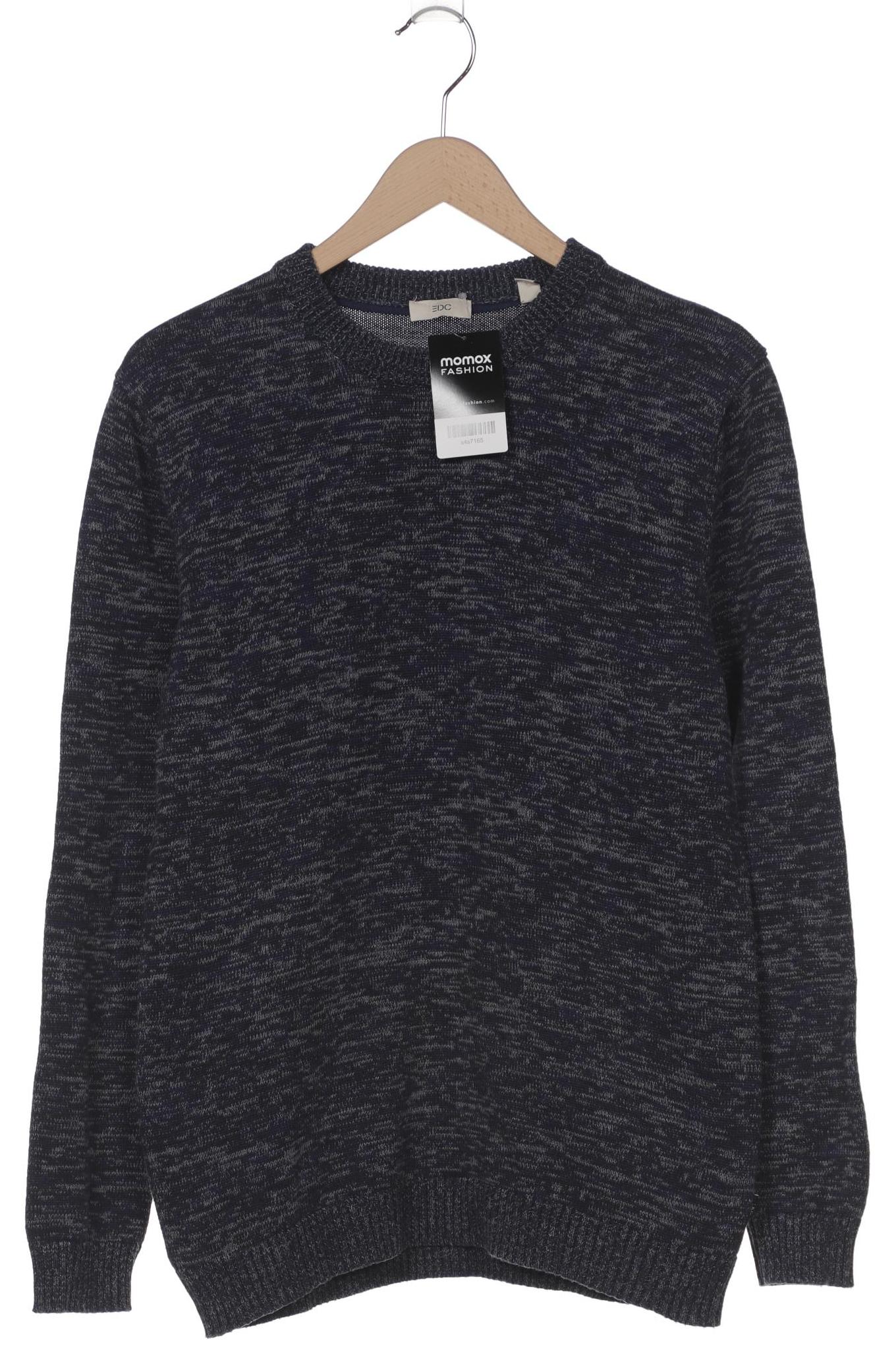 

edc by Esprit Herren Pullover, marineblau, Gr. 48
