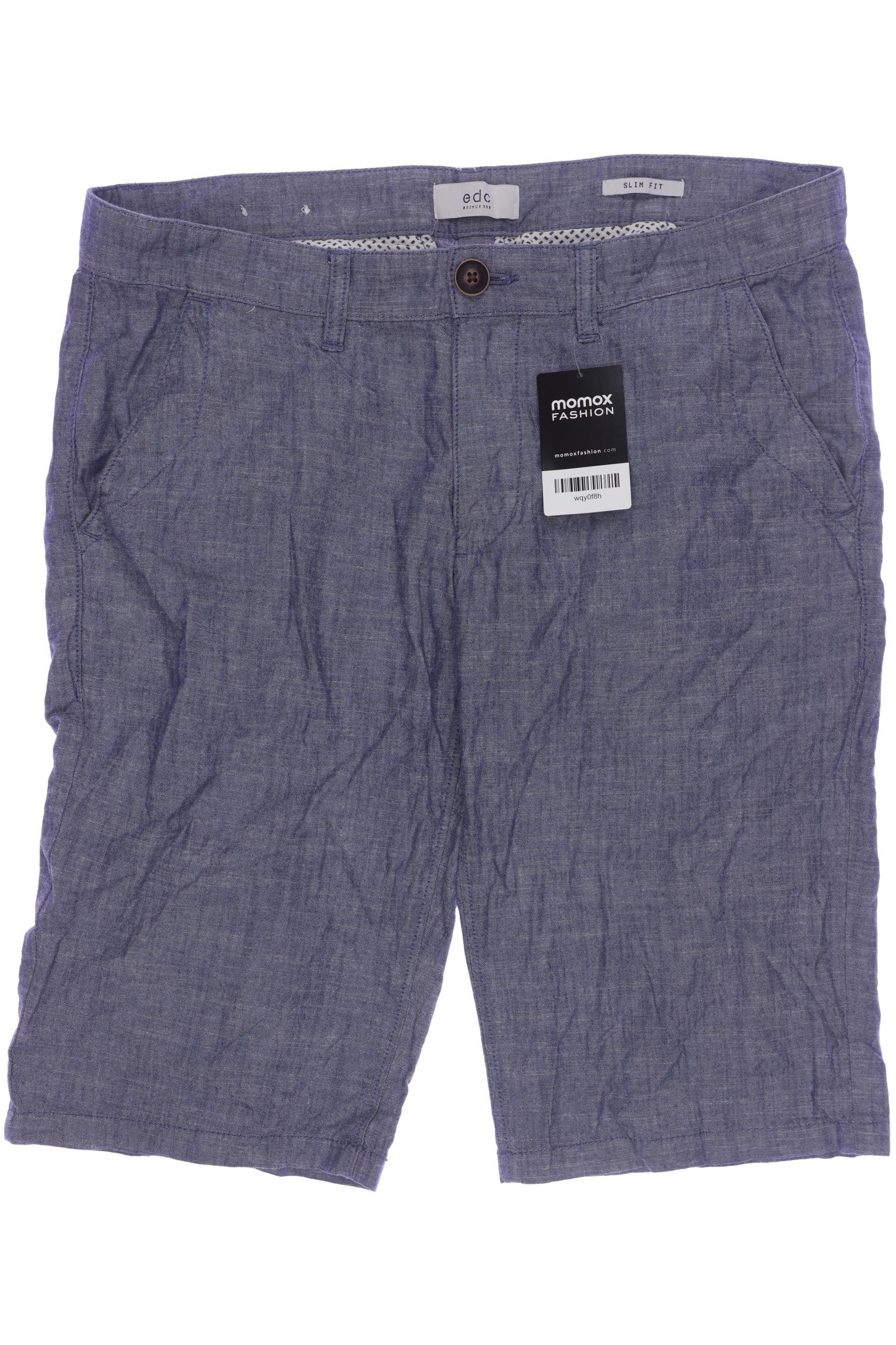

edc by Esprit Herren Shorts, blau, Gr. 32