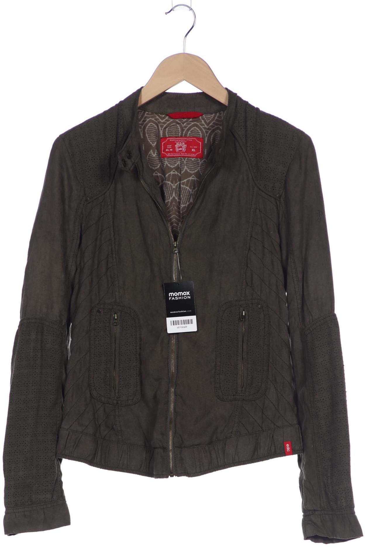 

edc by Esprit Damen Jacke, grau, Gr. 44