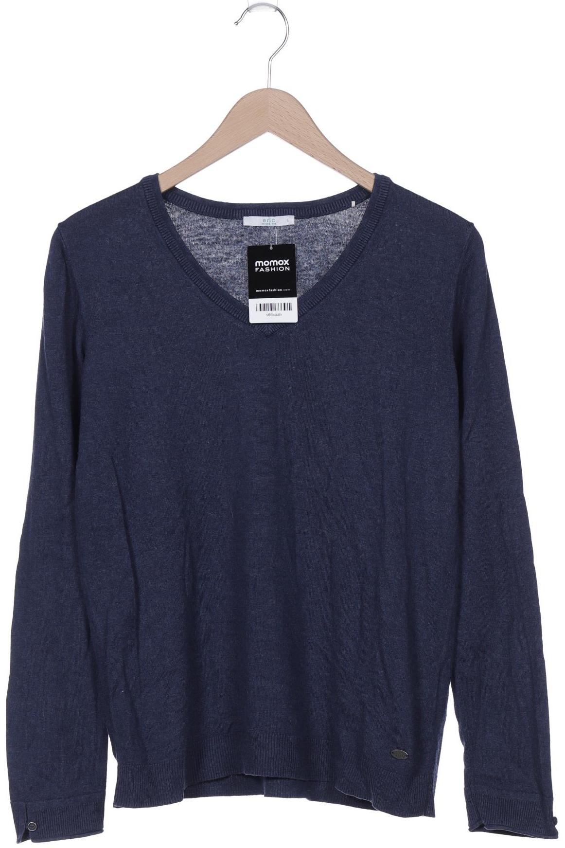 

edc by Esprit Damen Pullover, marineblau, Gr. 42