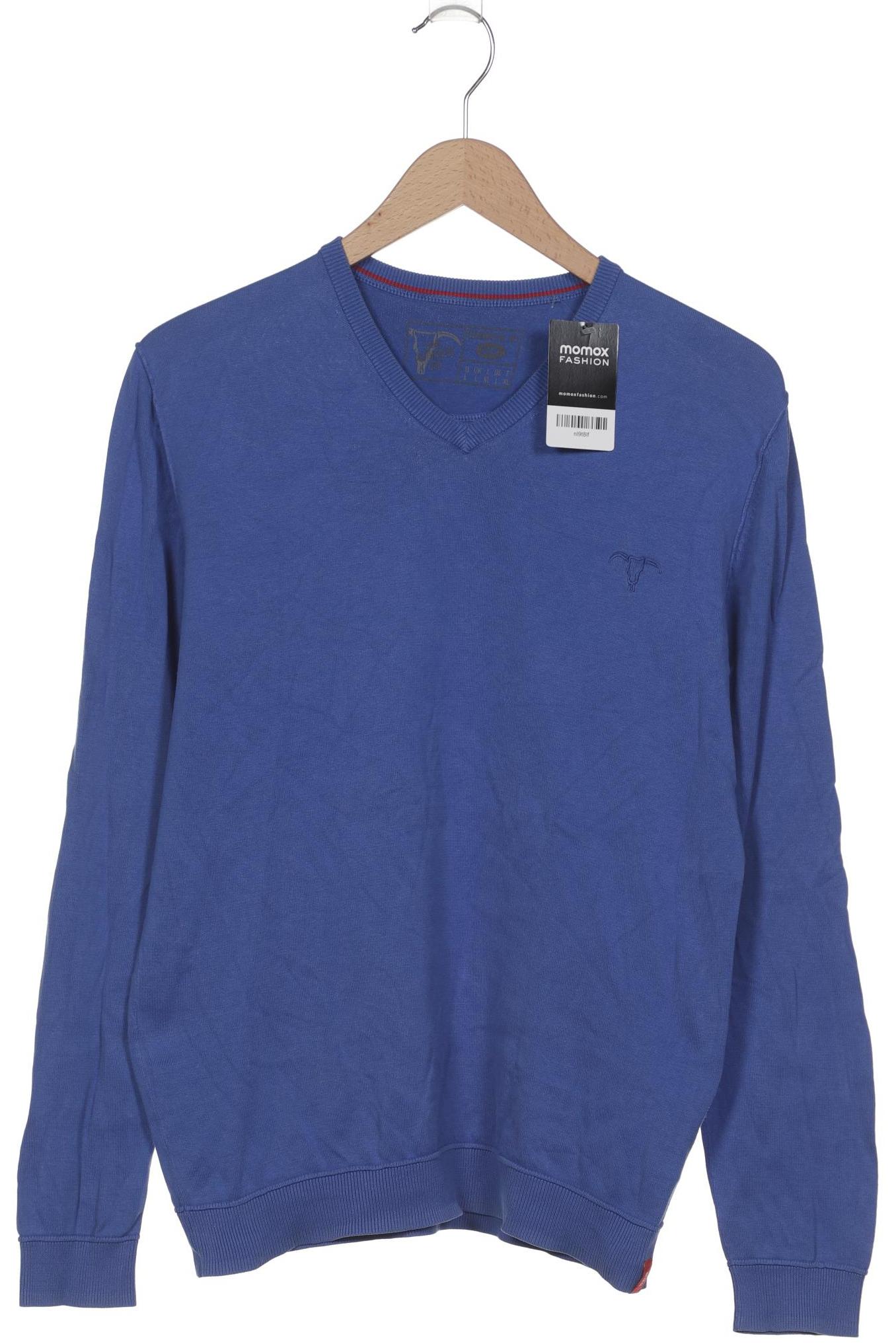 

edc by Esprit Herren Pullover, blau, Gr. 52
