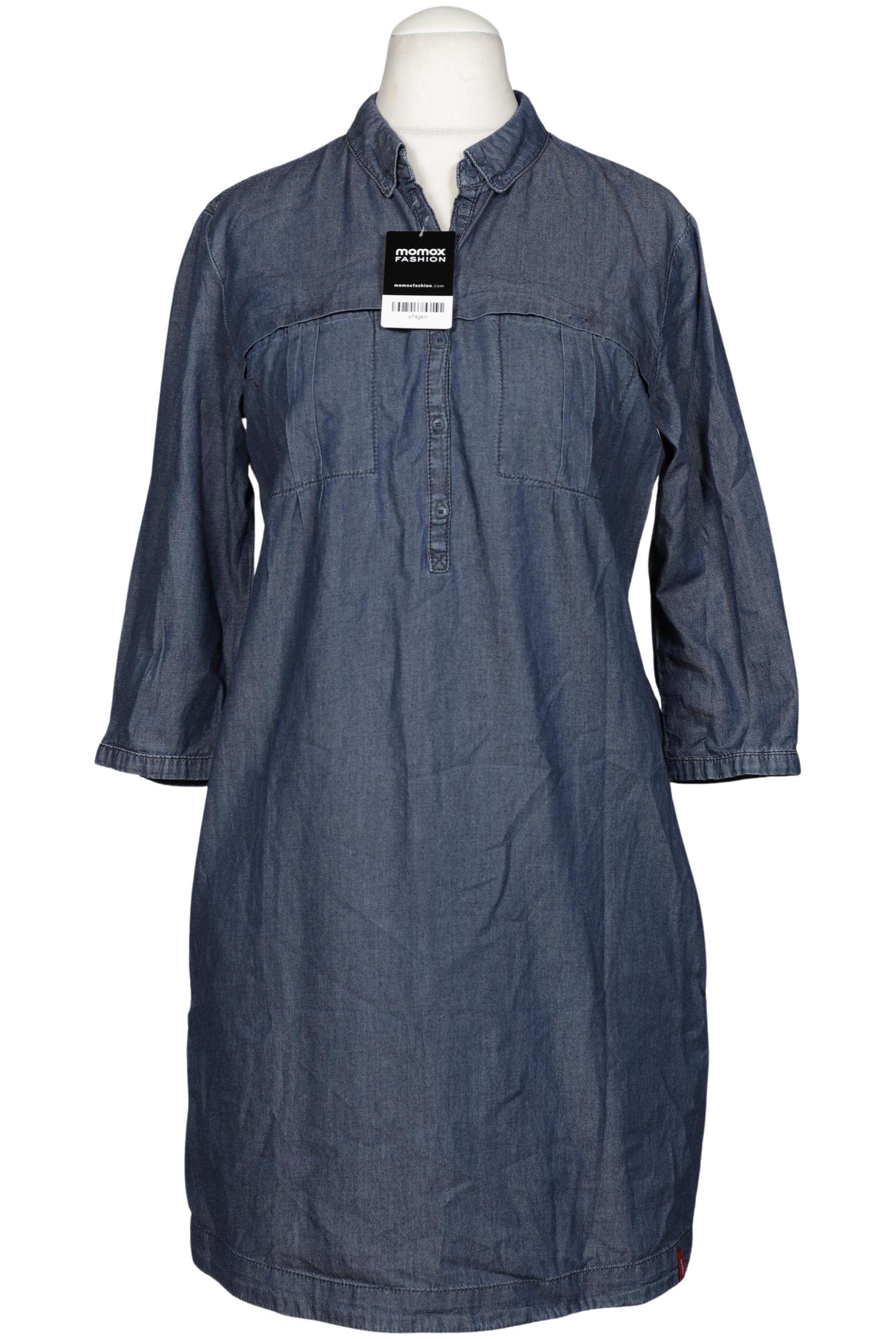 

edc by Esprit Damen Kleid, blau, Gr. 36