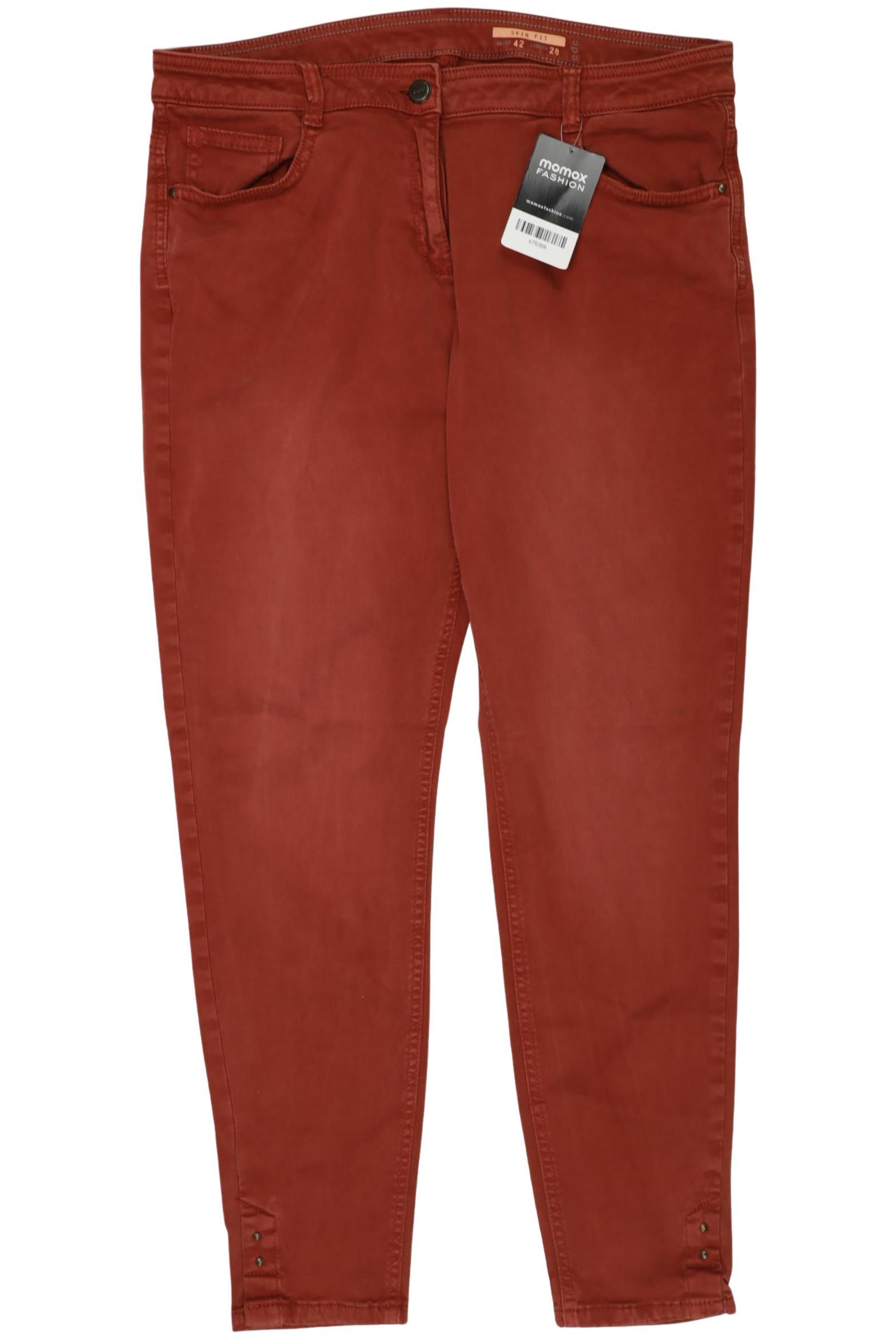 

edc by Esprit Damen Stoffhose, rot, Gr. 42