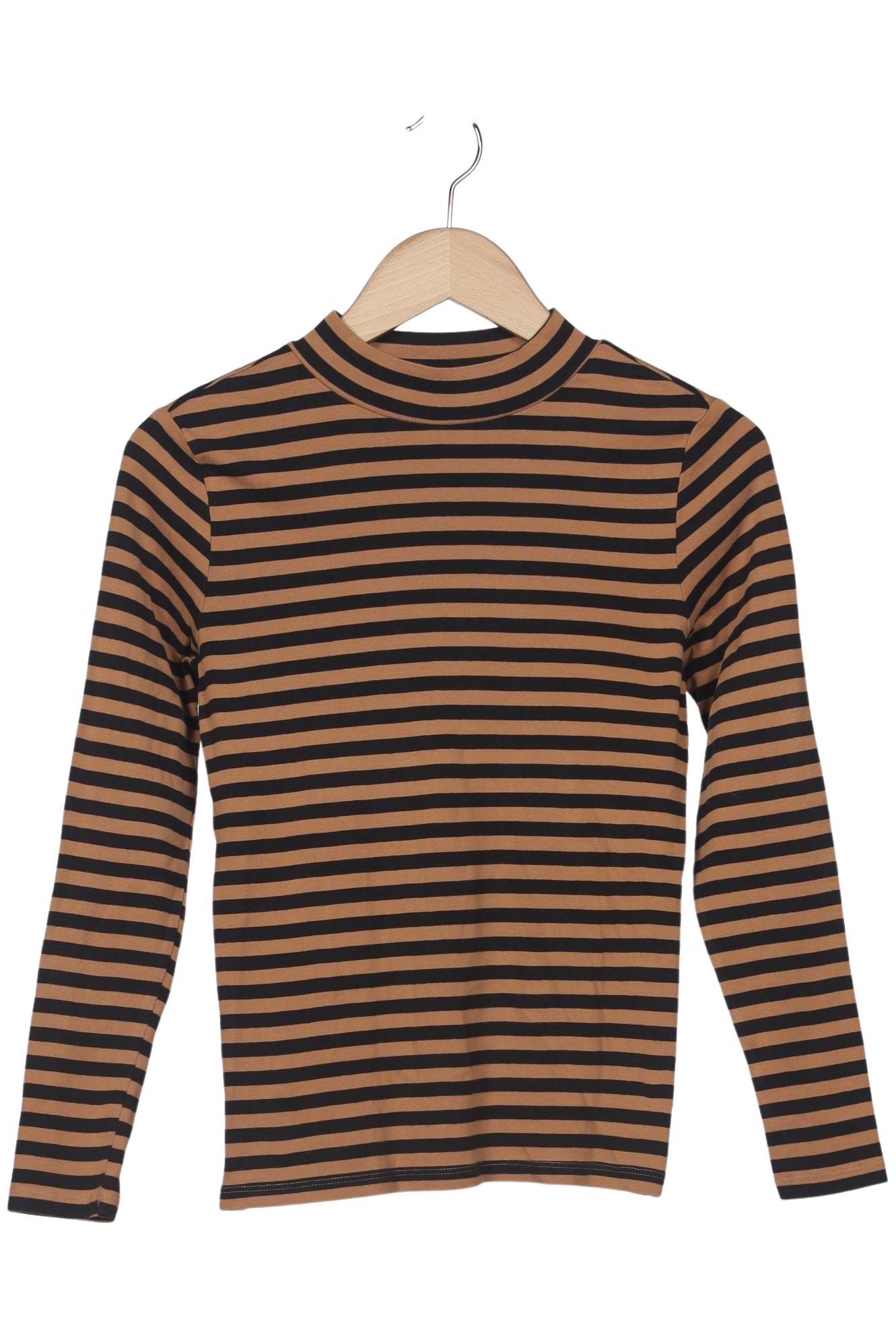 

edc by Esprit Damen Langarmshirt, mehrfarbig, Gr. 34