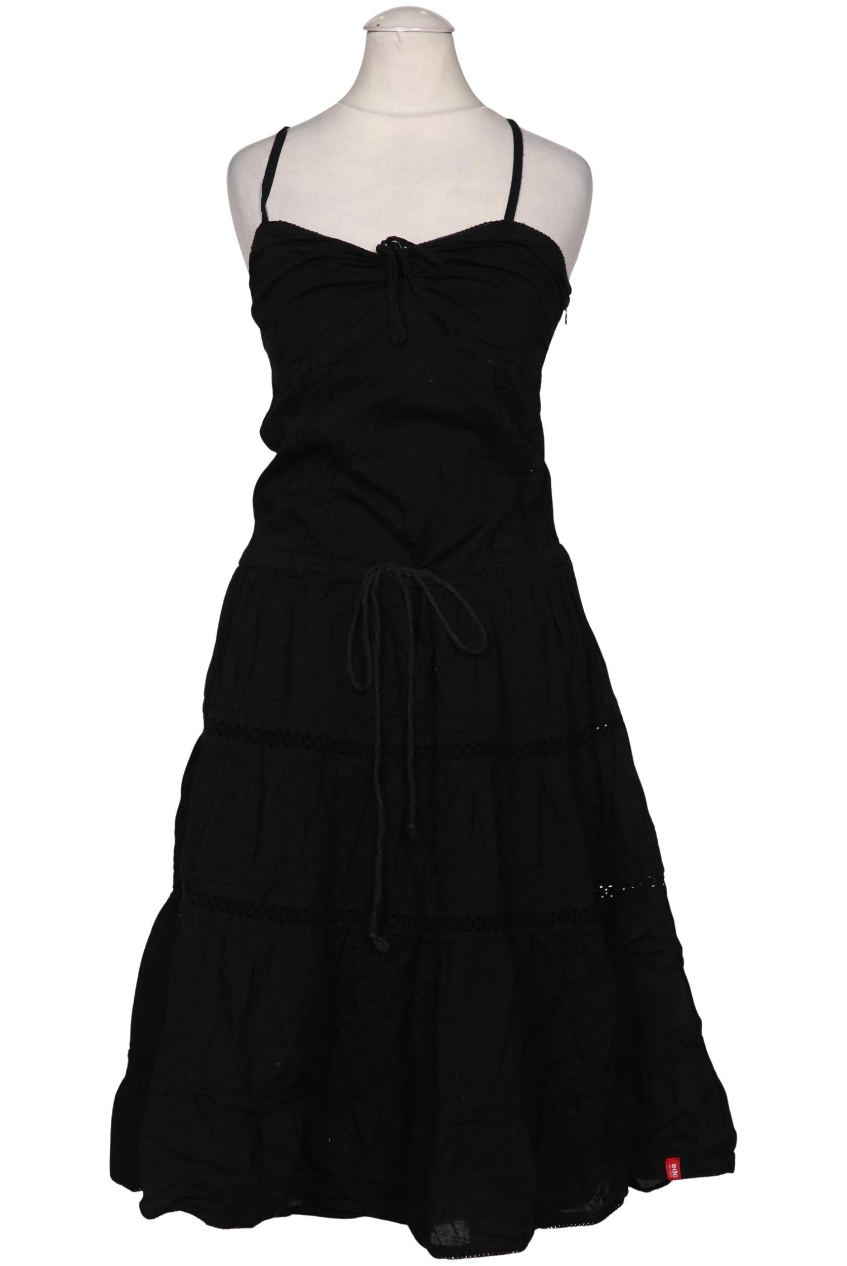 

edc by Esprit Damen Kleid, schwarz, Gr. 34