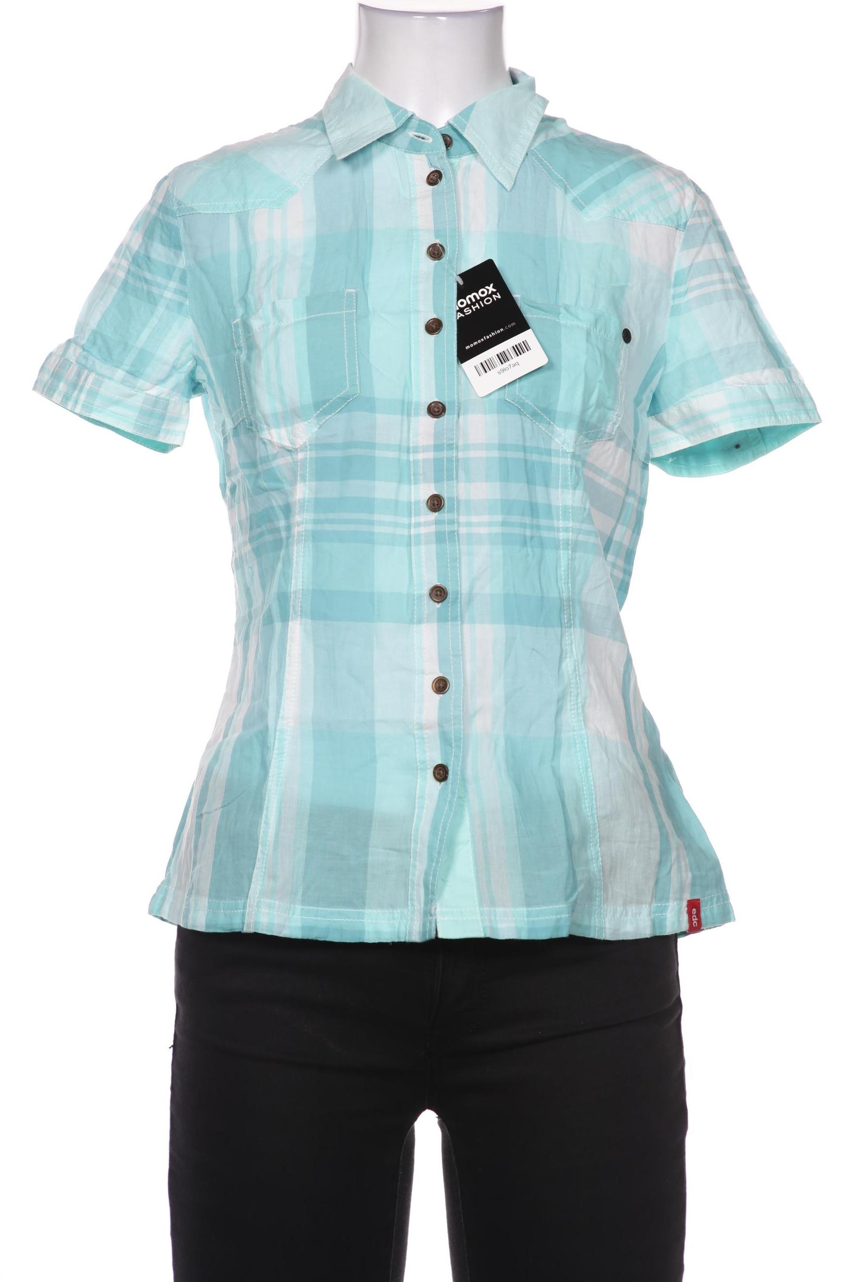 

edc by Esprit Damen Bluse, hellblau, Gr. 36