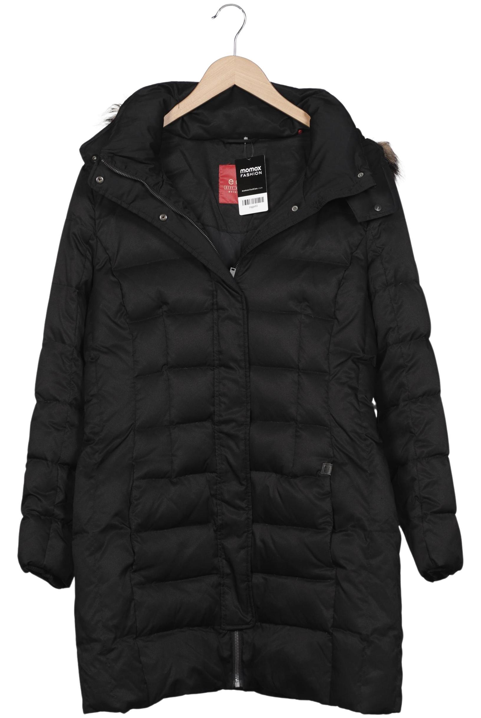 

edc by Esprit Damen Mantel, schwarz, Gr. 46