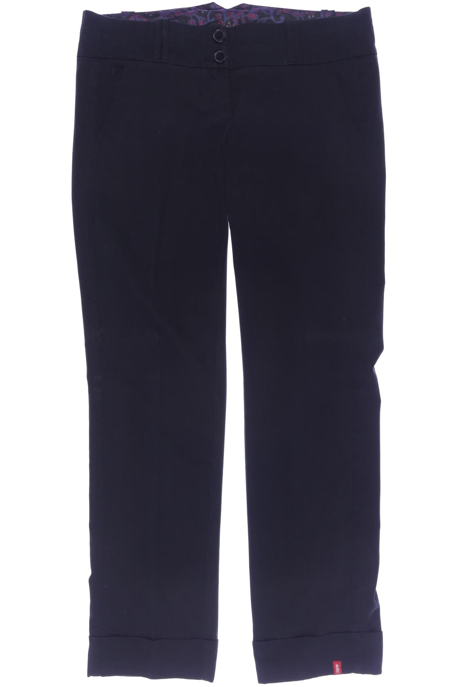 

edc by Esprit Damen Stoffhose, schwarz, Gr. 40