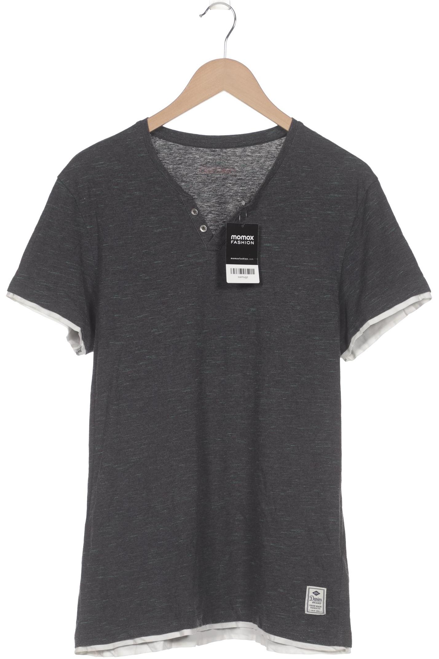 

edc by Esprit Herren T-Shirt, grau, Gr. 52
