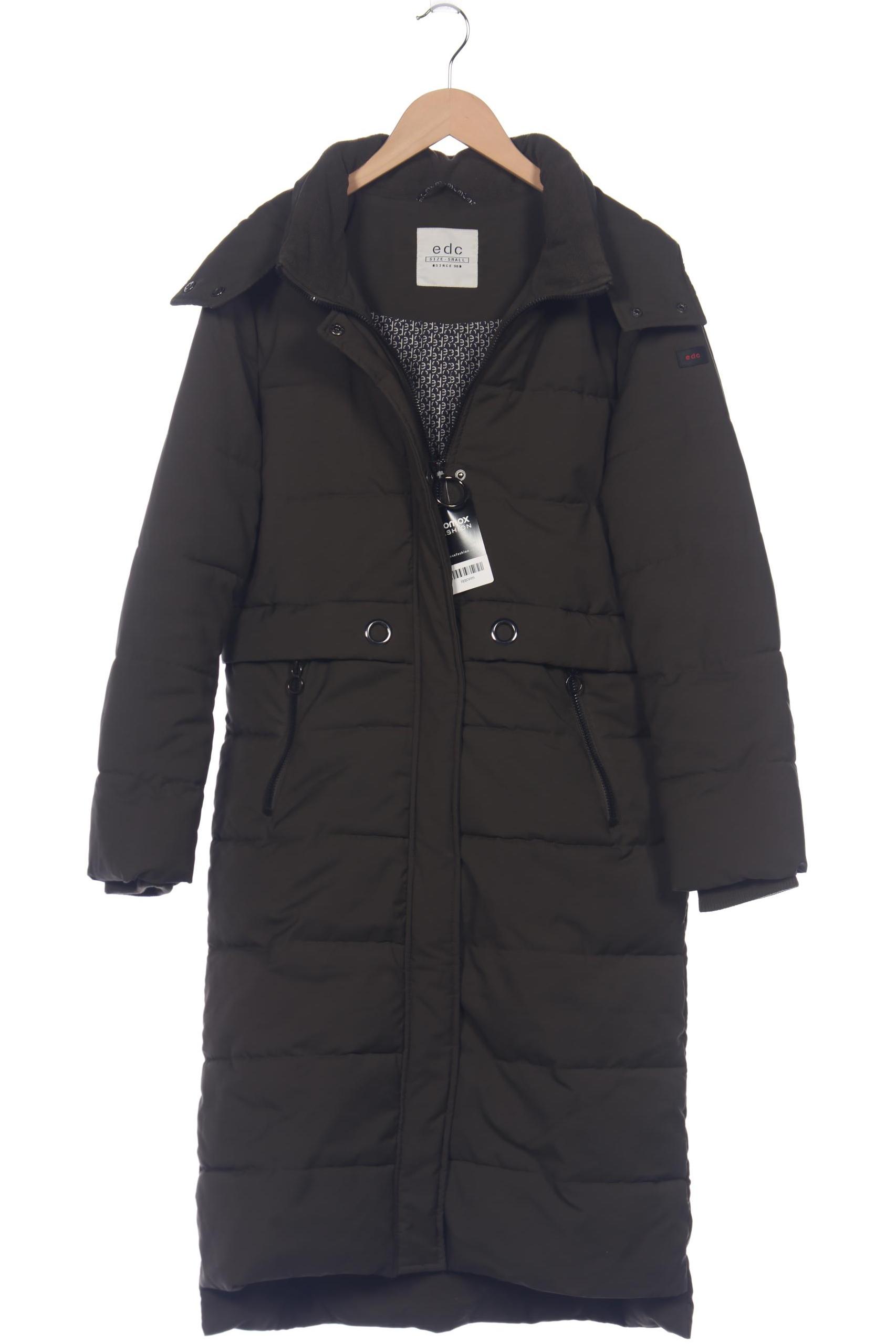 

edc by Esprit Damen Mantel, grün, Gr. 36